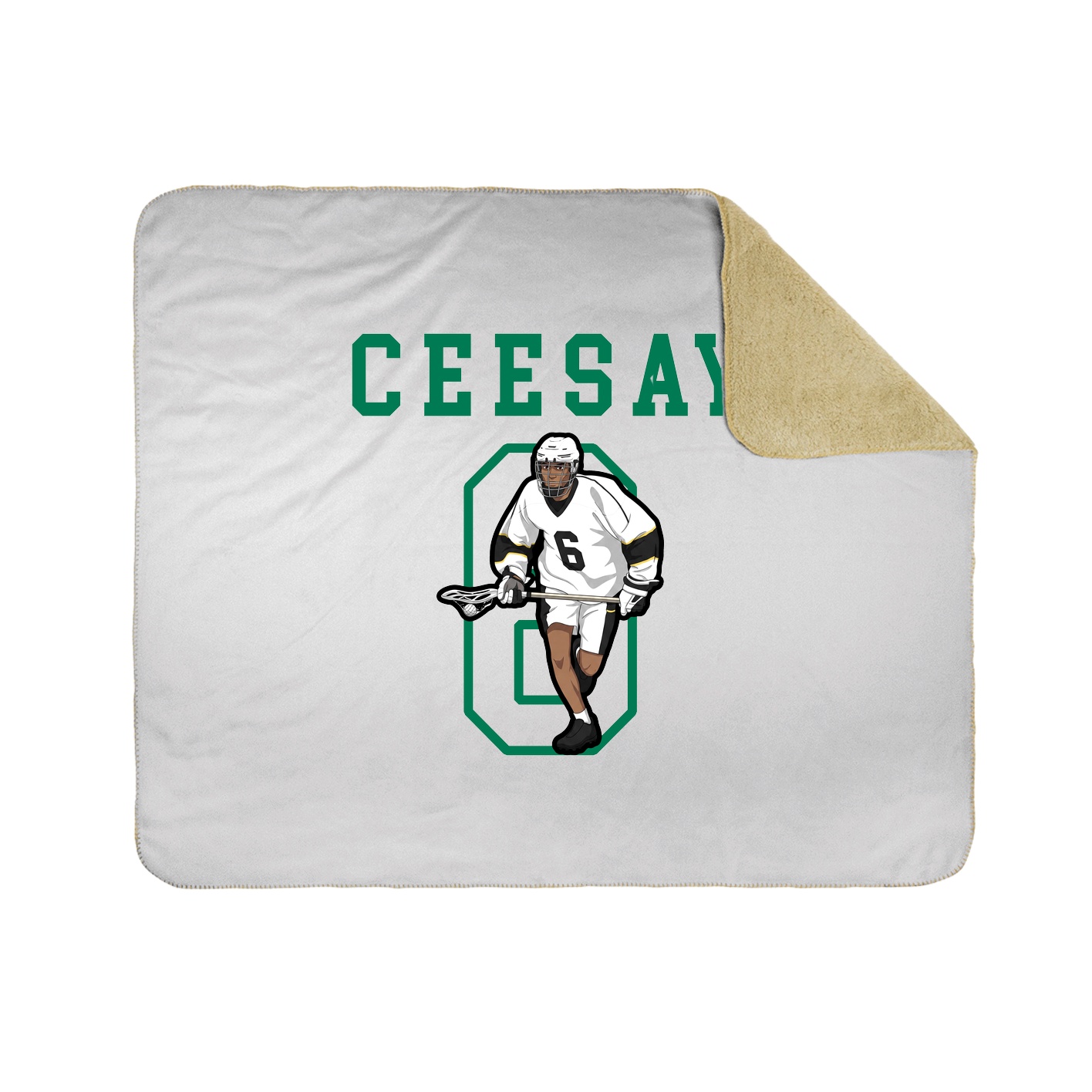 Throw Blanket — Shirsey in White