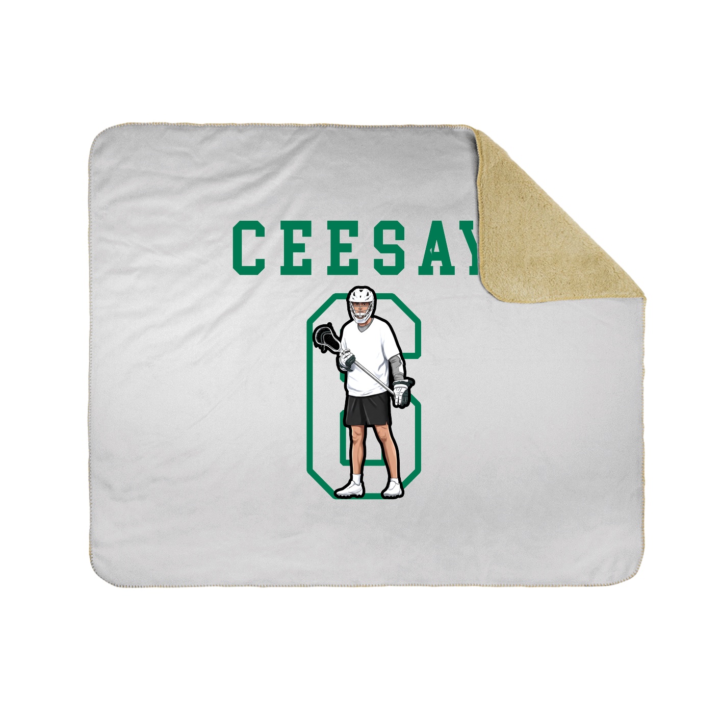 Throw Blanket — Shirsey in White