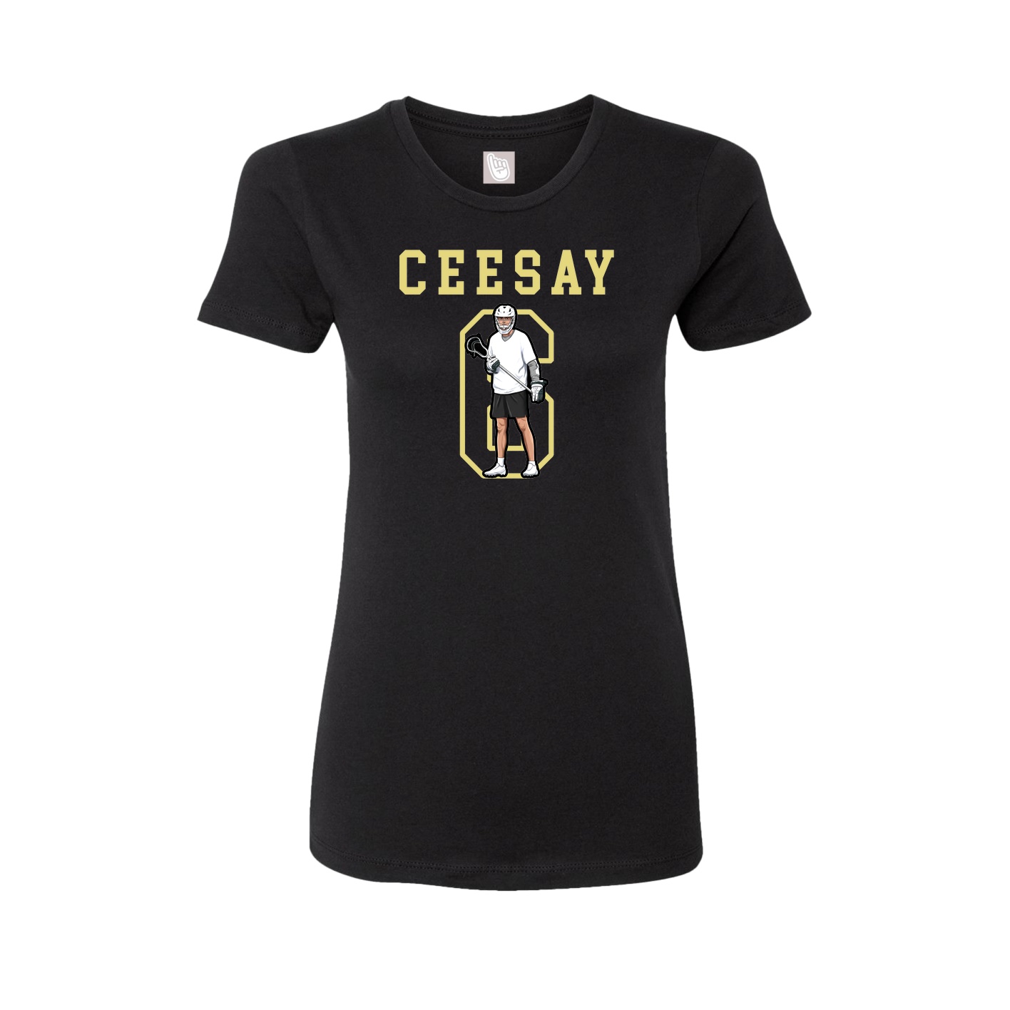 Fitted Women's Tee — Shirsey in Black