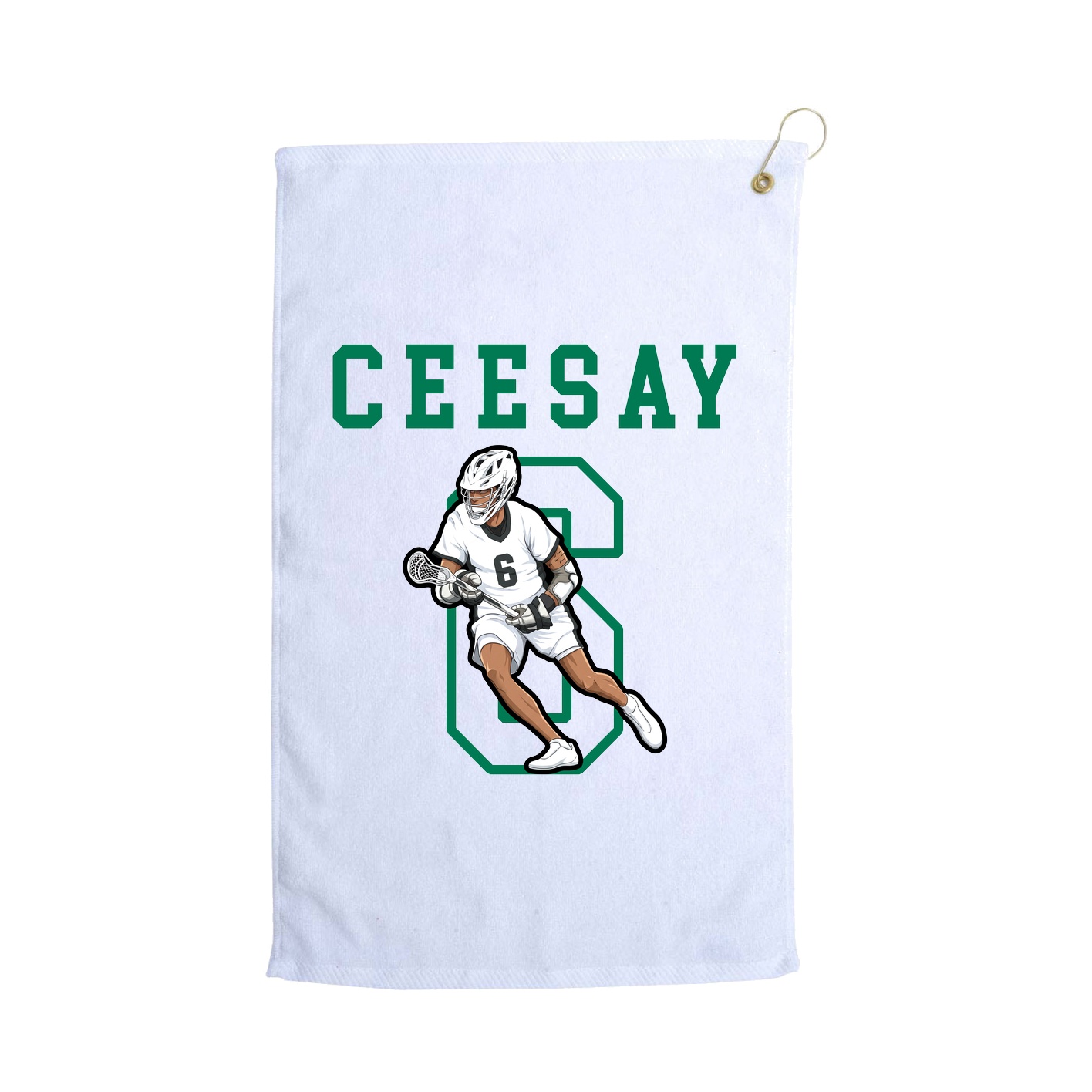 Golf Towel — Shirsey in White