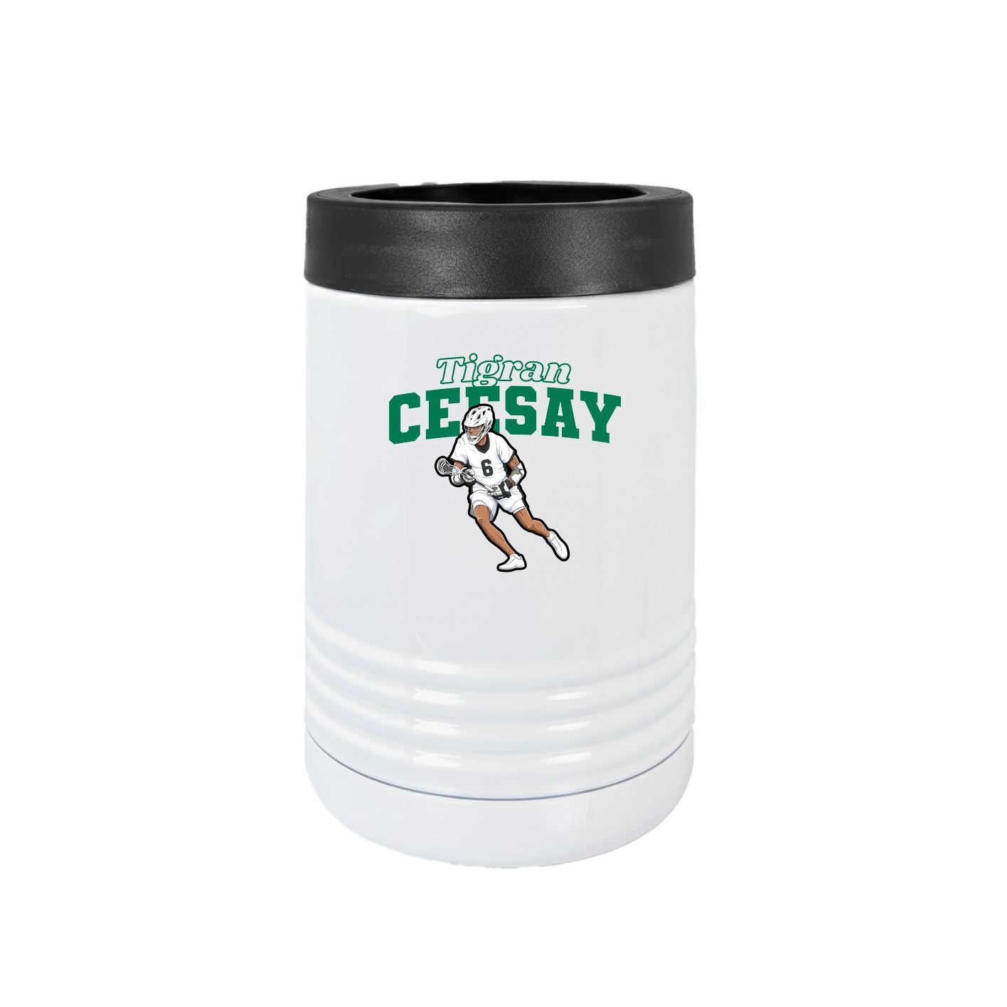 Beverage Holder — Name Arch in White