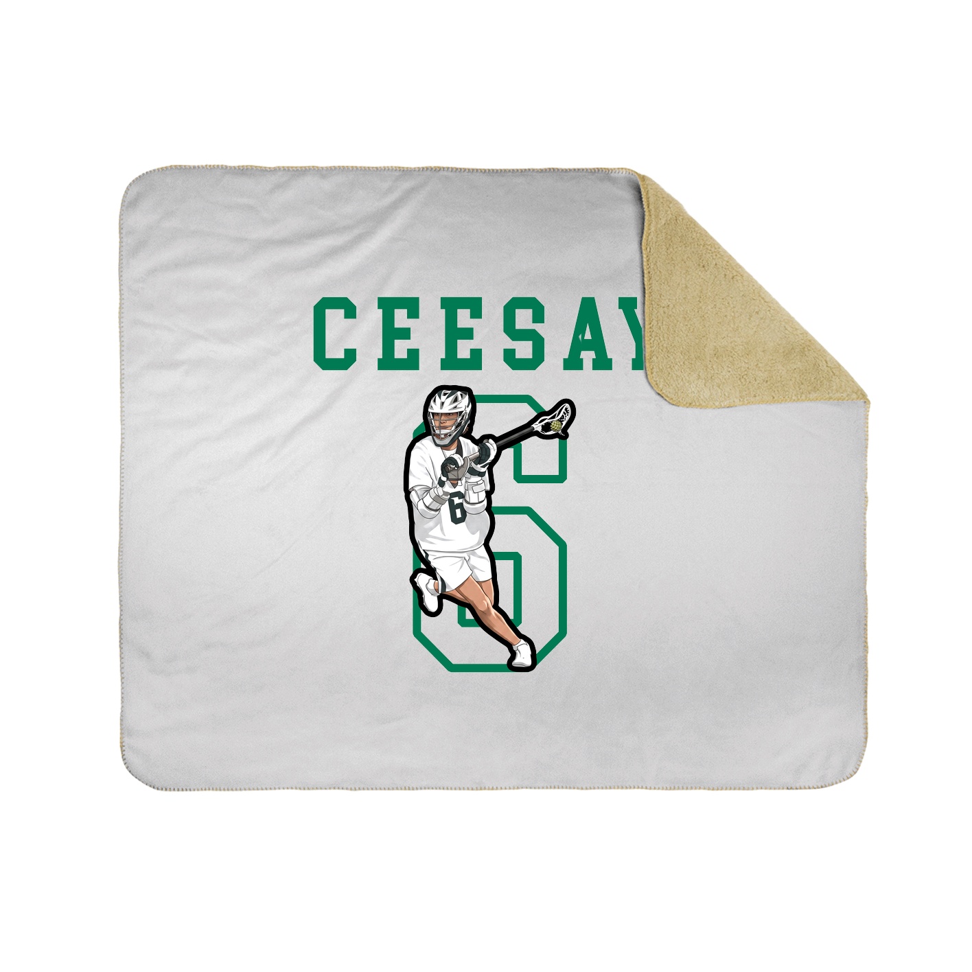 50x60 Sherpa Lined Throw Blanket