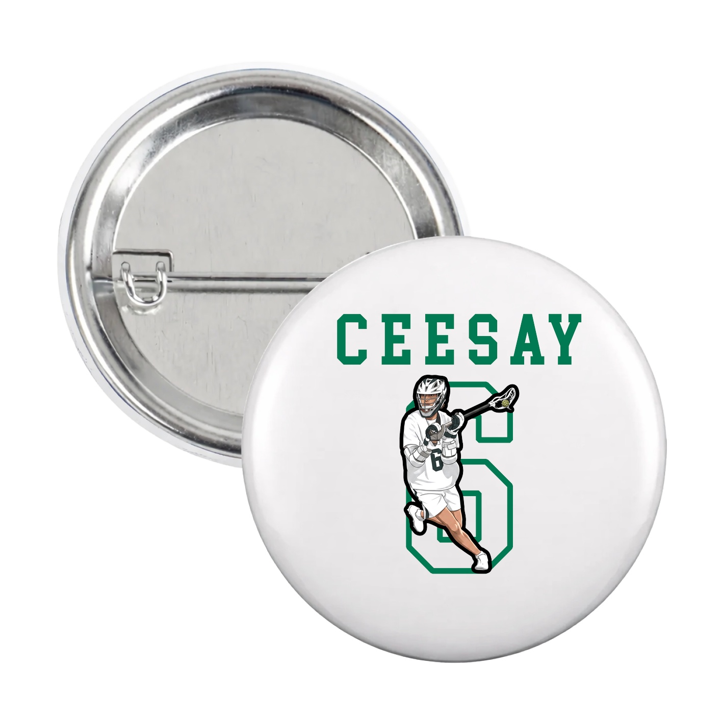 Game Day Button — Shirsey in White