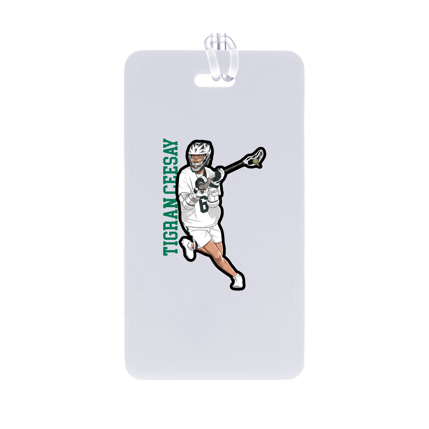 Bag Tag — Name Vertical in Classic