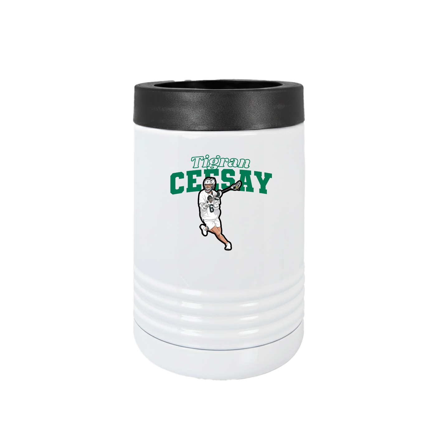 Beverage Holder — Name Arch in White