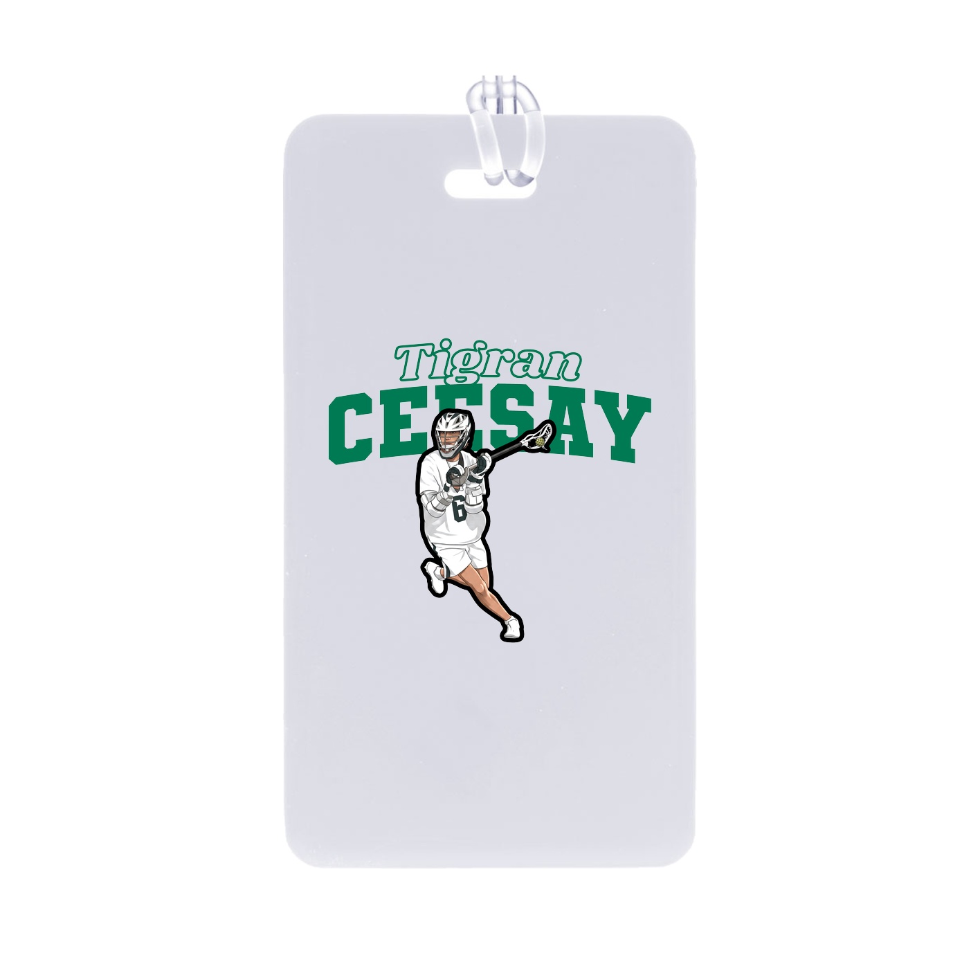 Bag Tag — Name Arch in Classic