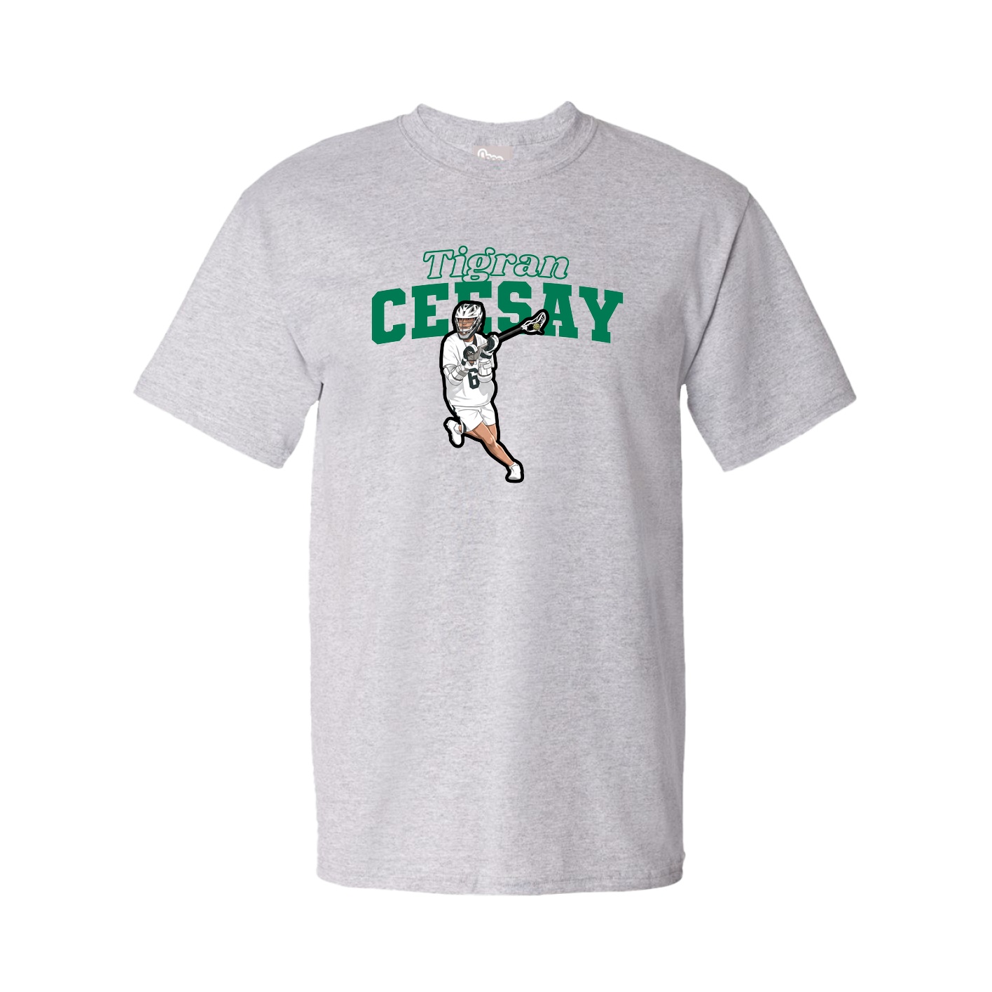 Tee — Name Arch in Grey