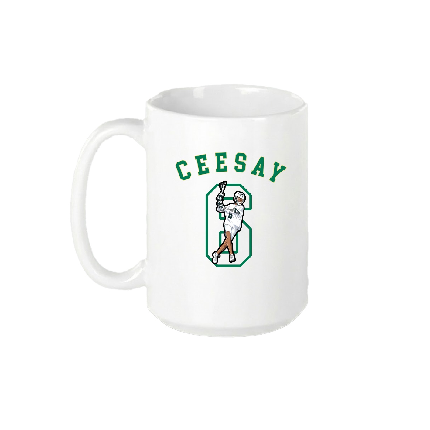15oz Coffee Mug — Shirsey Arch in White