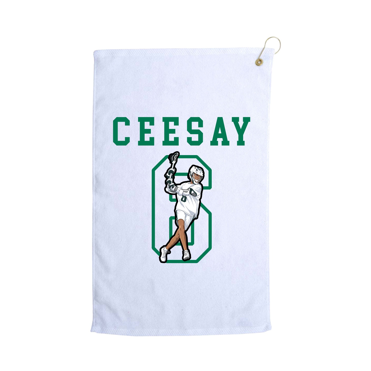 Golf Towel — Shirsey in White