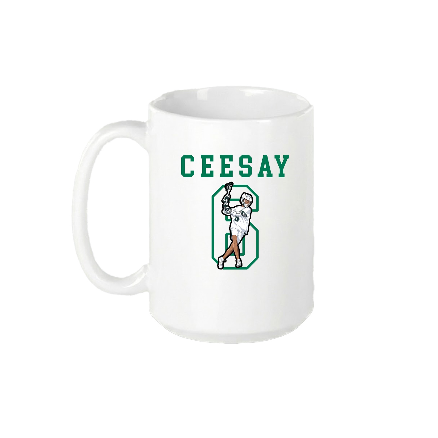 15oz Coffee Mug — Shirsey in White