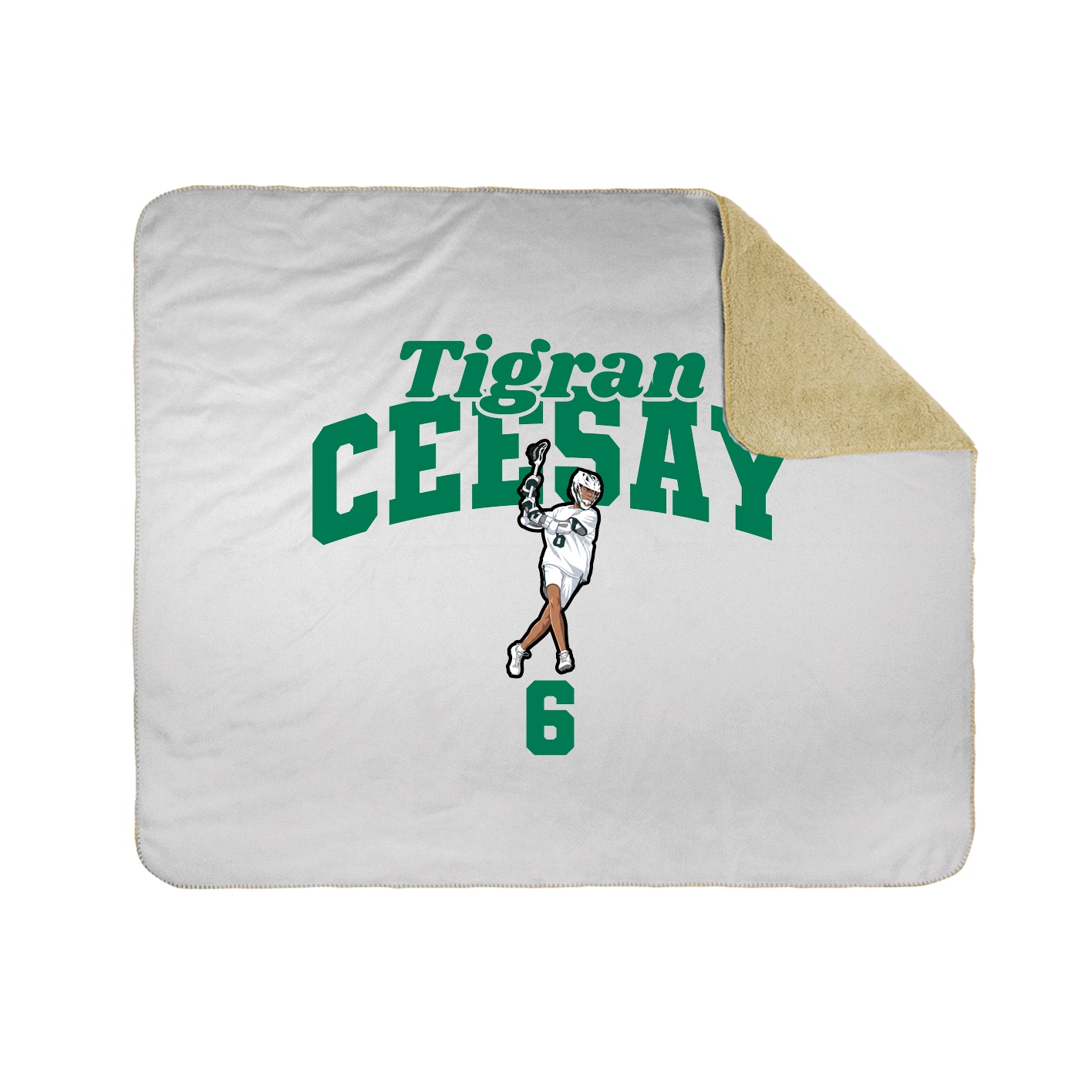 Throw Blanket — Signature Arch in White