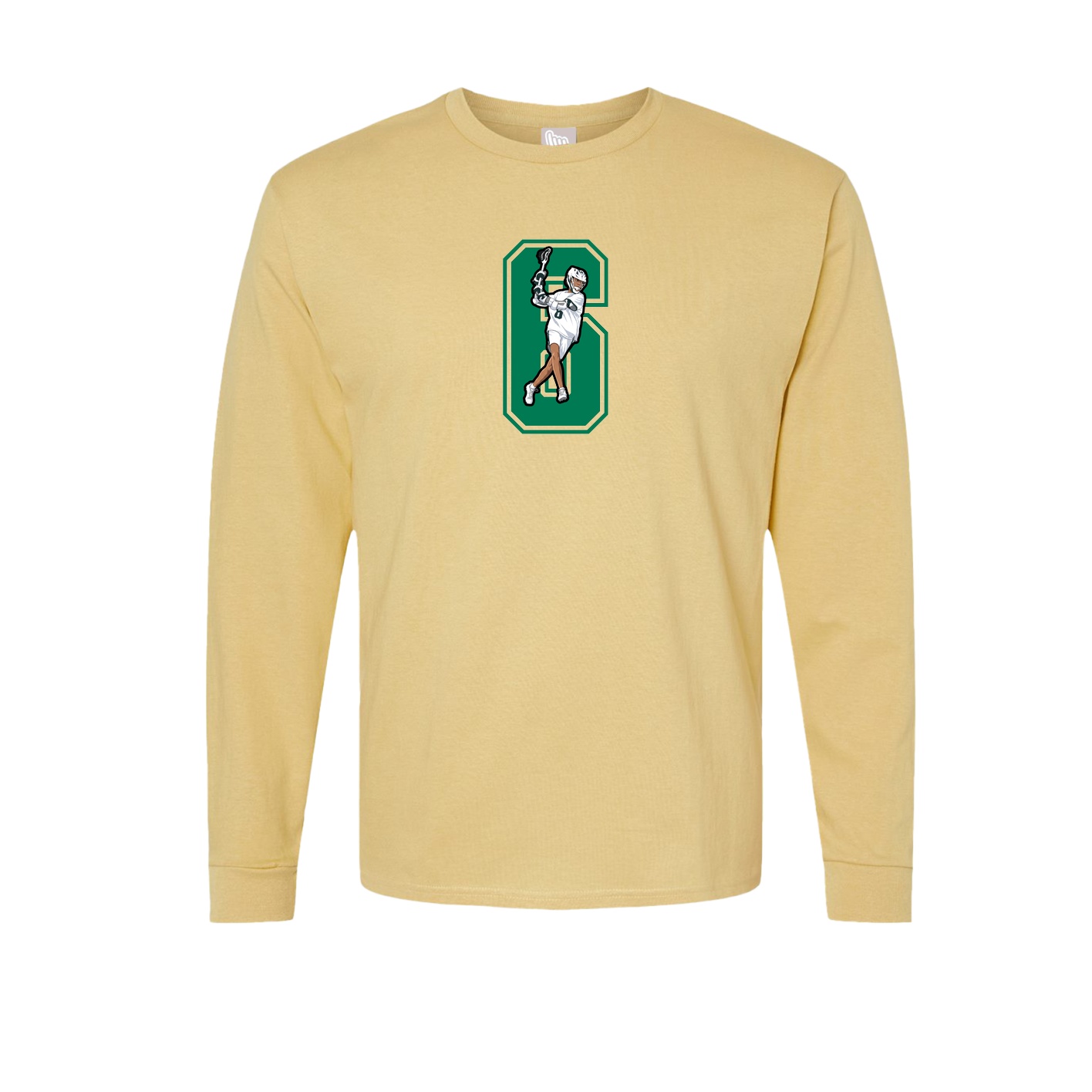 Long Sleeve Tee — Number in Vegas Gold