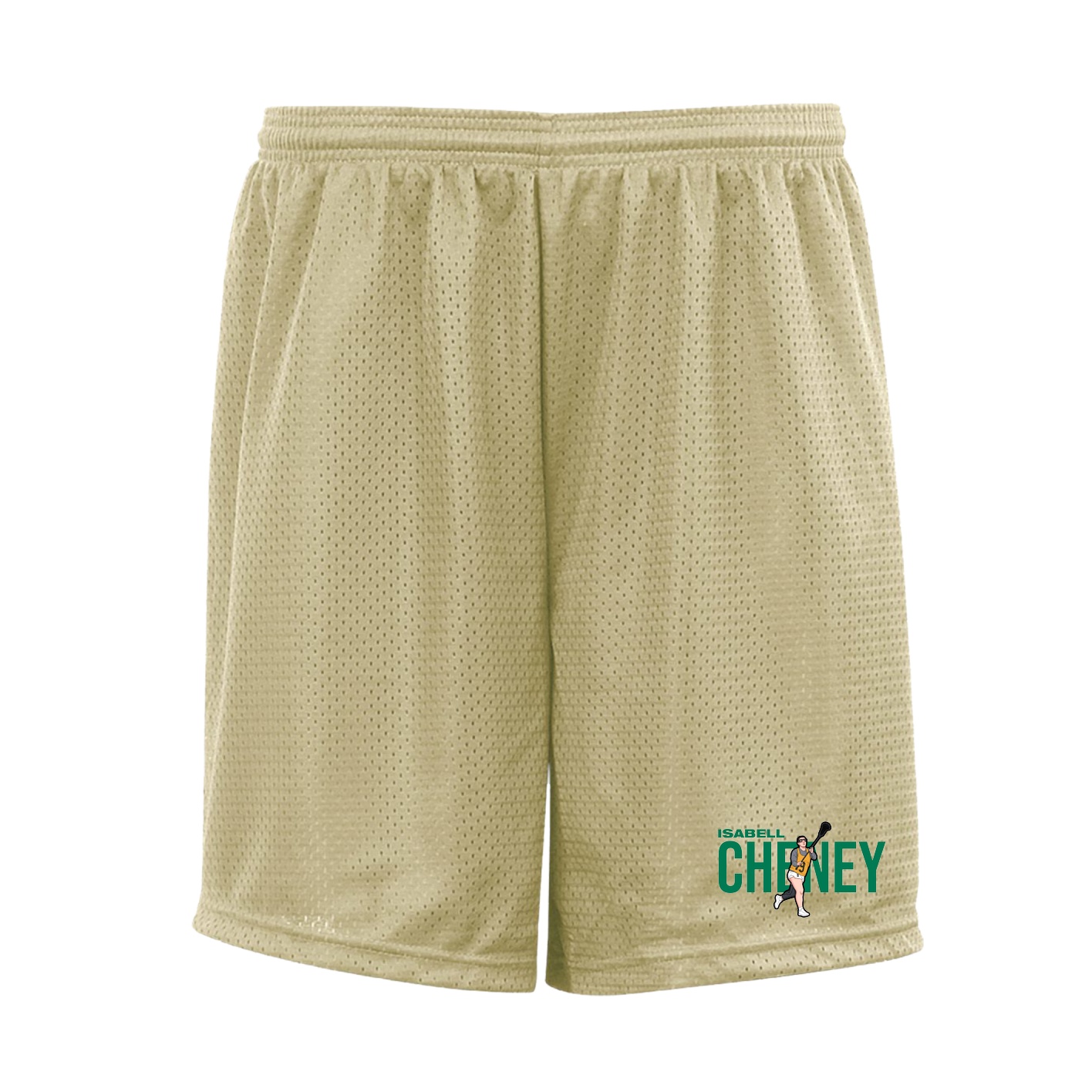 Shorts — Player Name in Vegas Gold