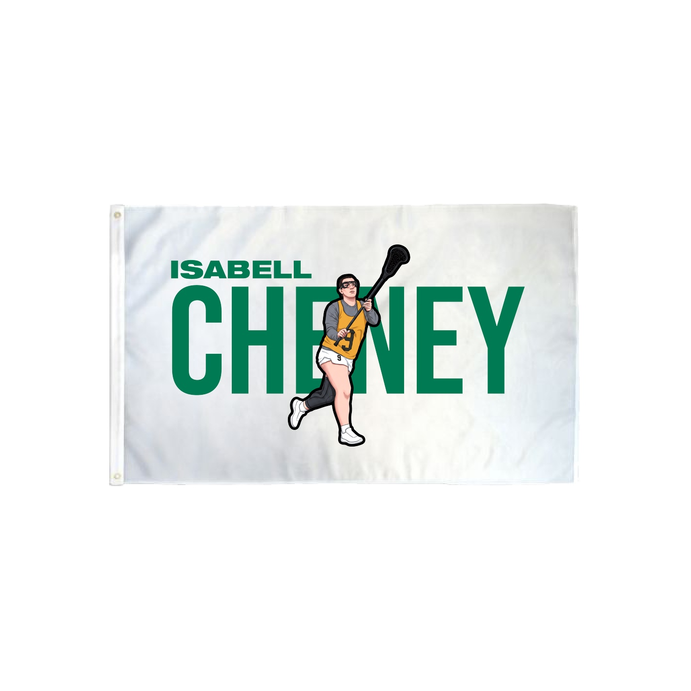 3x5 Flag — Player Name in Classic