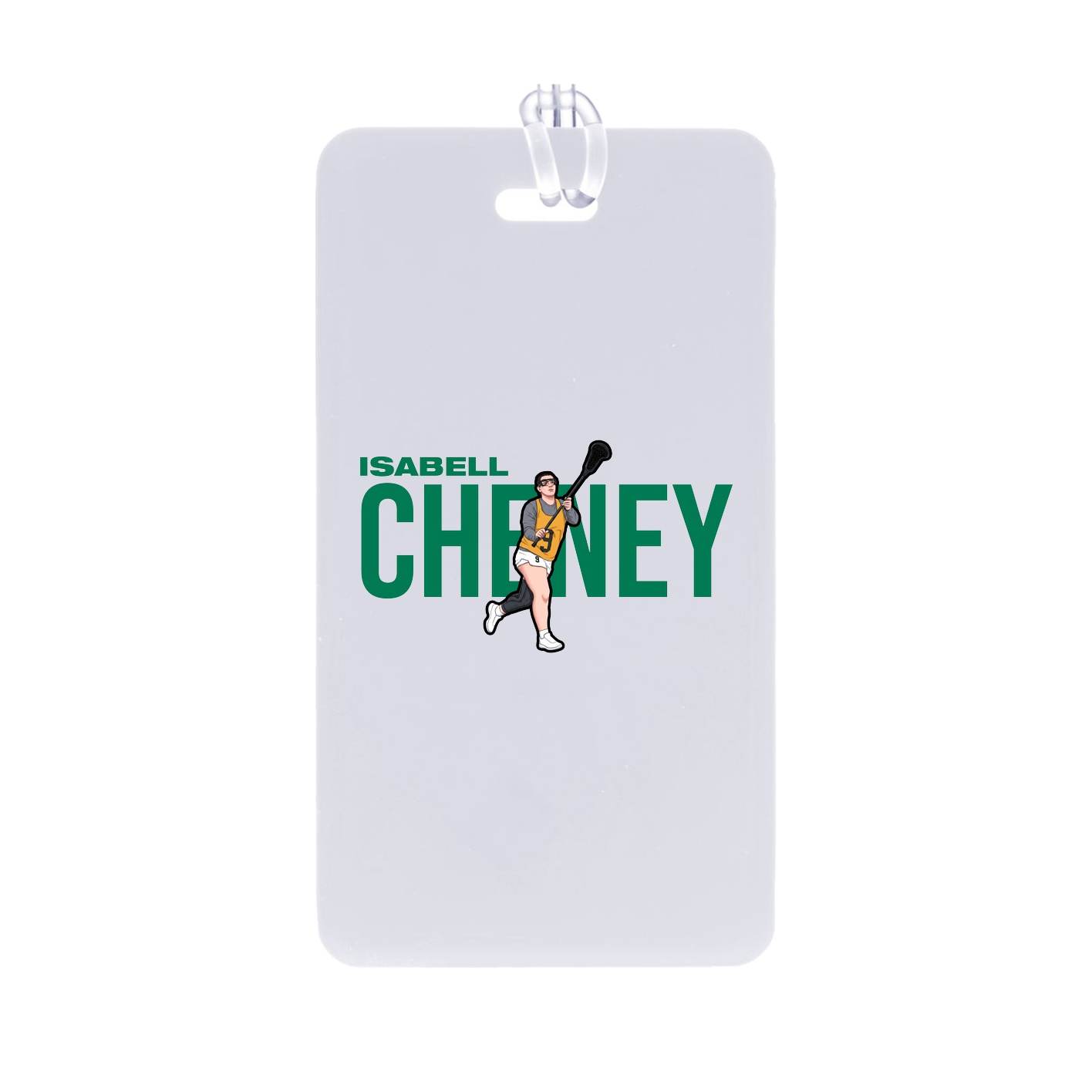Bag Tag — Player Name in Classic