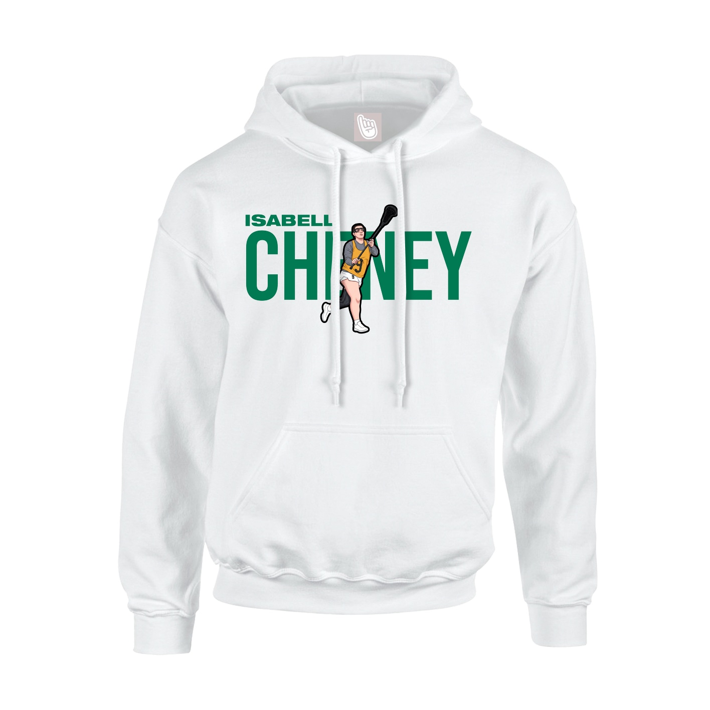 Hoodie — Player Name in White