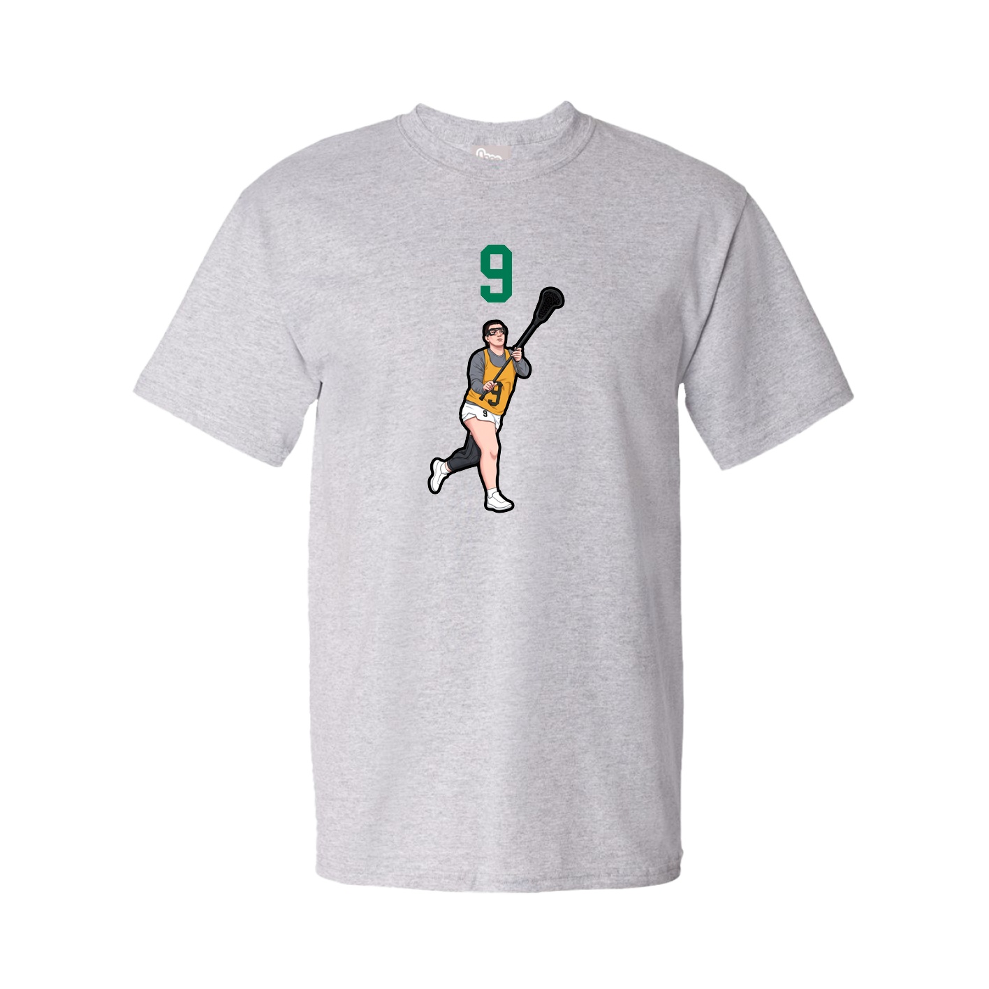 Youth Tee — Number Top in Grey