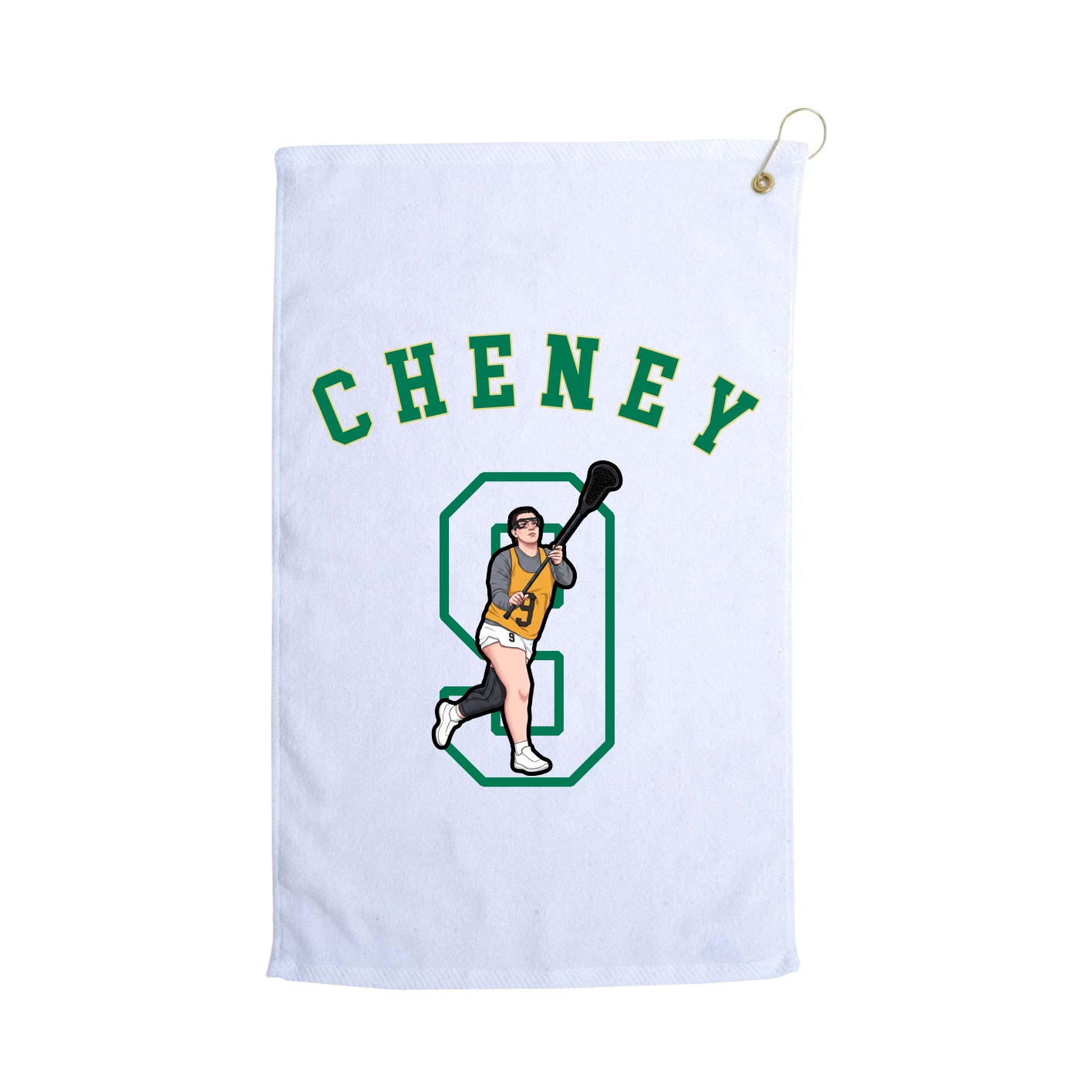 Golf Towel — Shirsey Arch in White