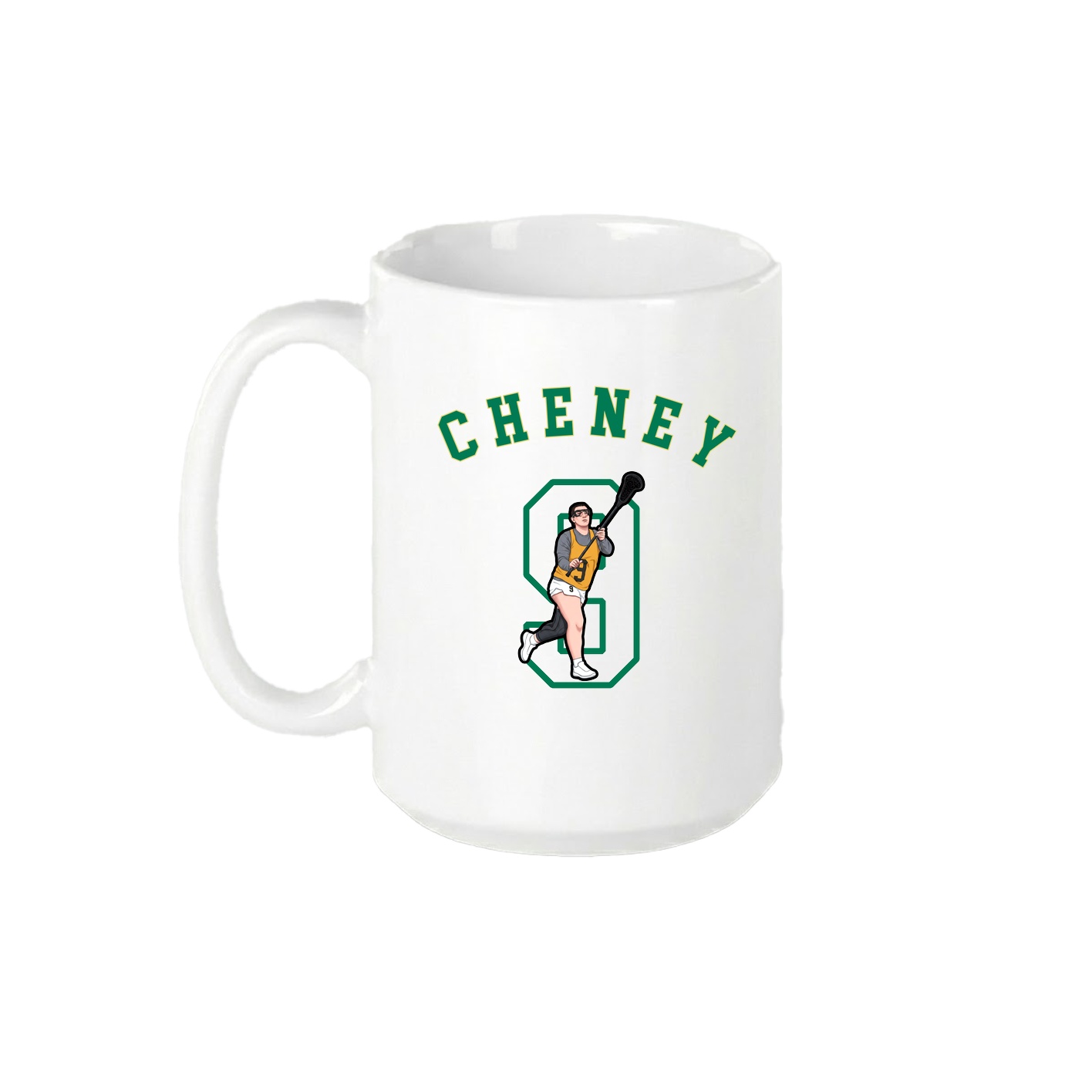 15oz Coffee Mug — Shirsey Arch in White