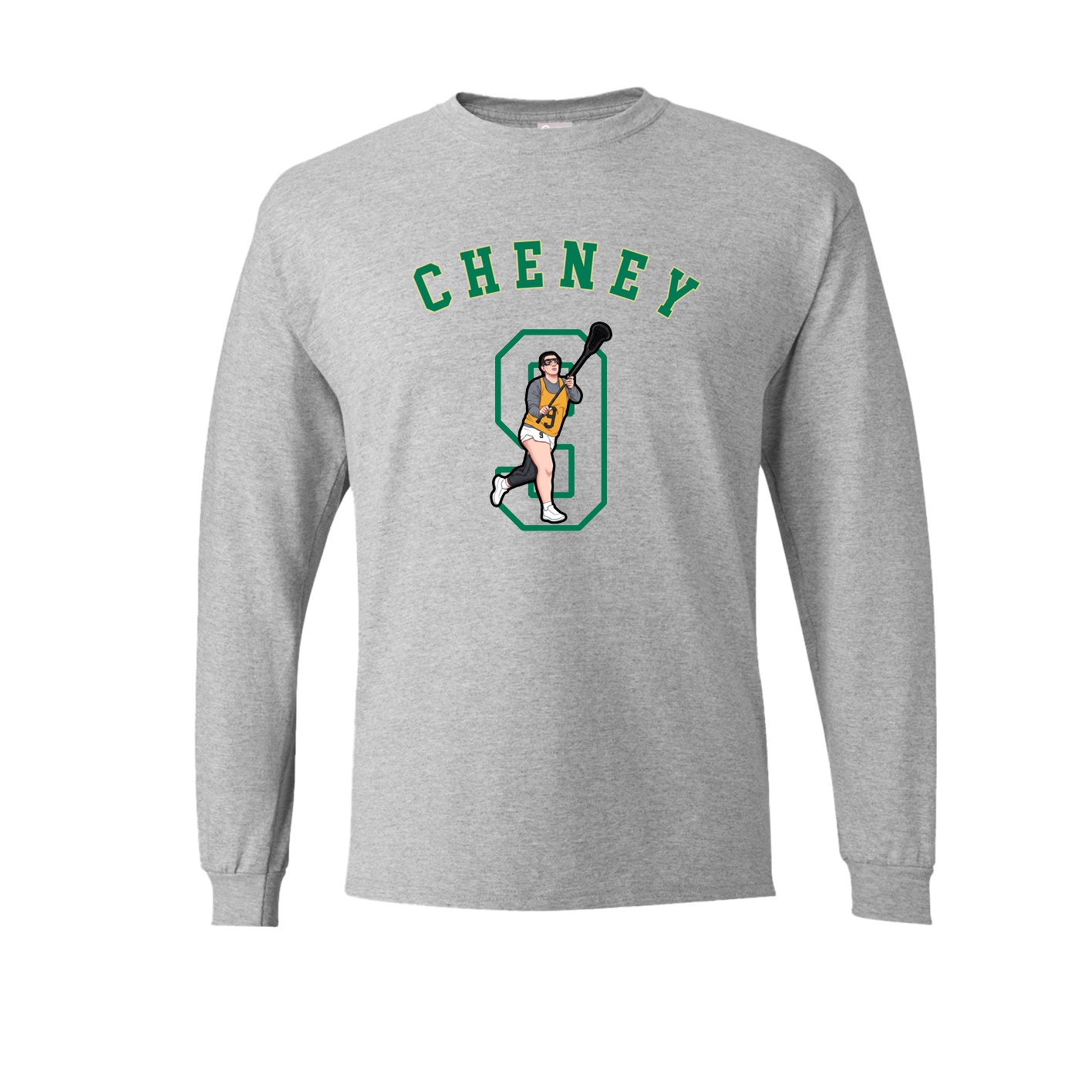 Long Sleeve Tee — Shirsey Arch in Grey