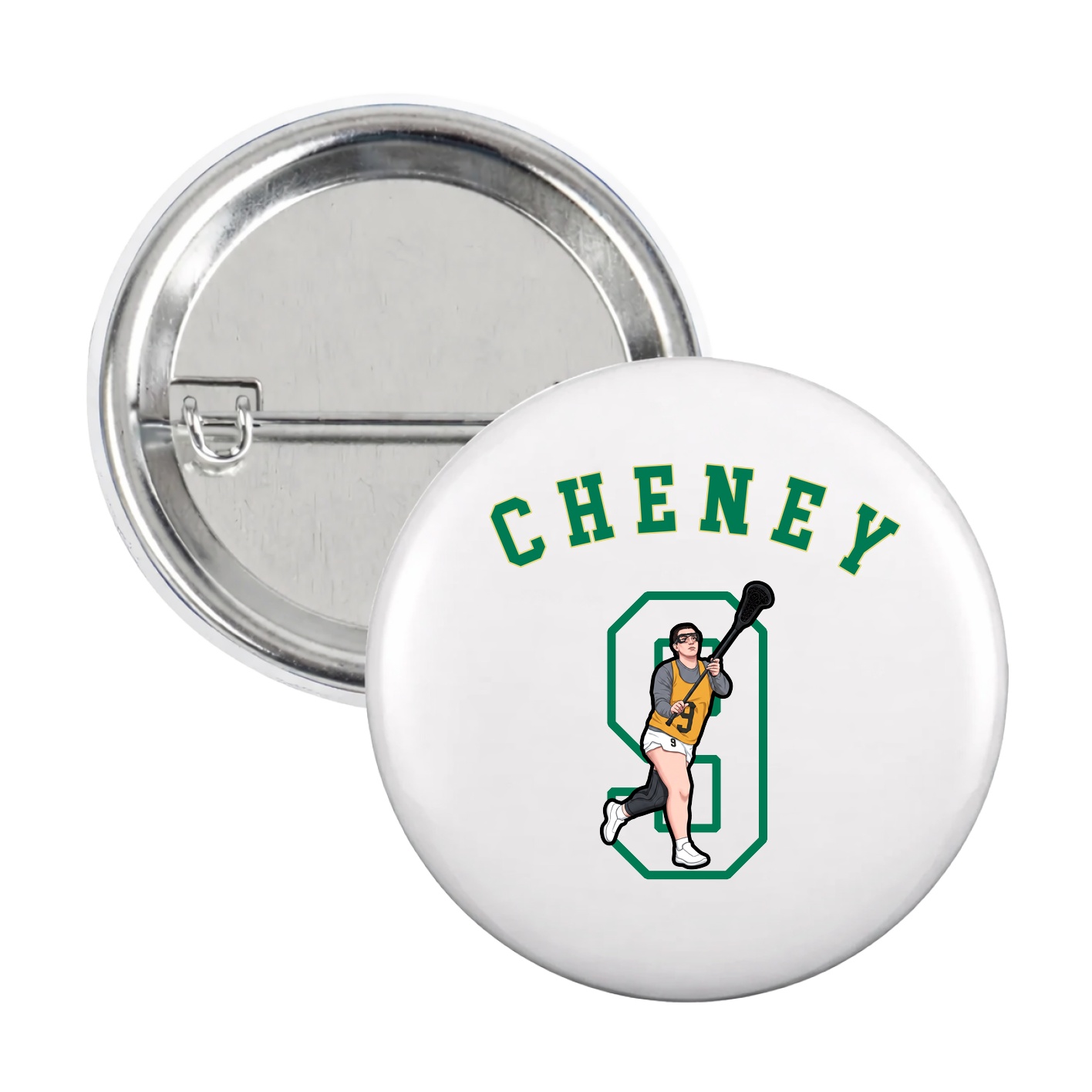 Game Day Button — Shirsey Arch in White