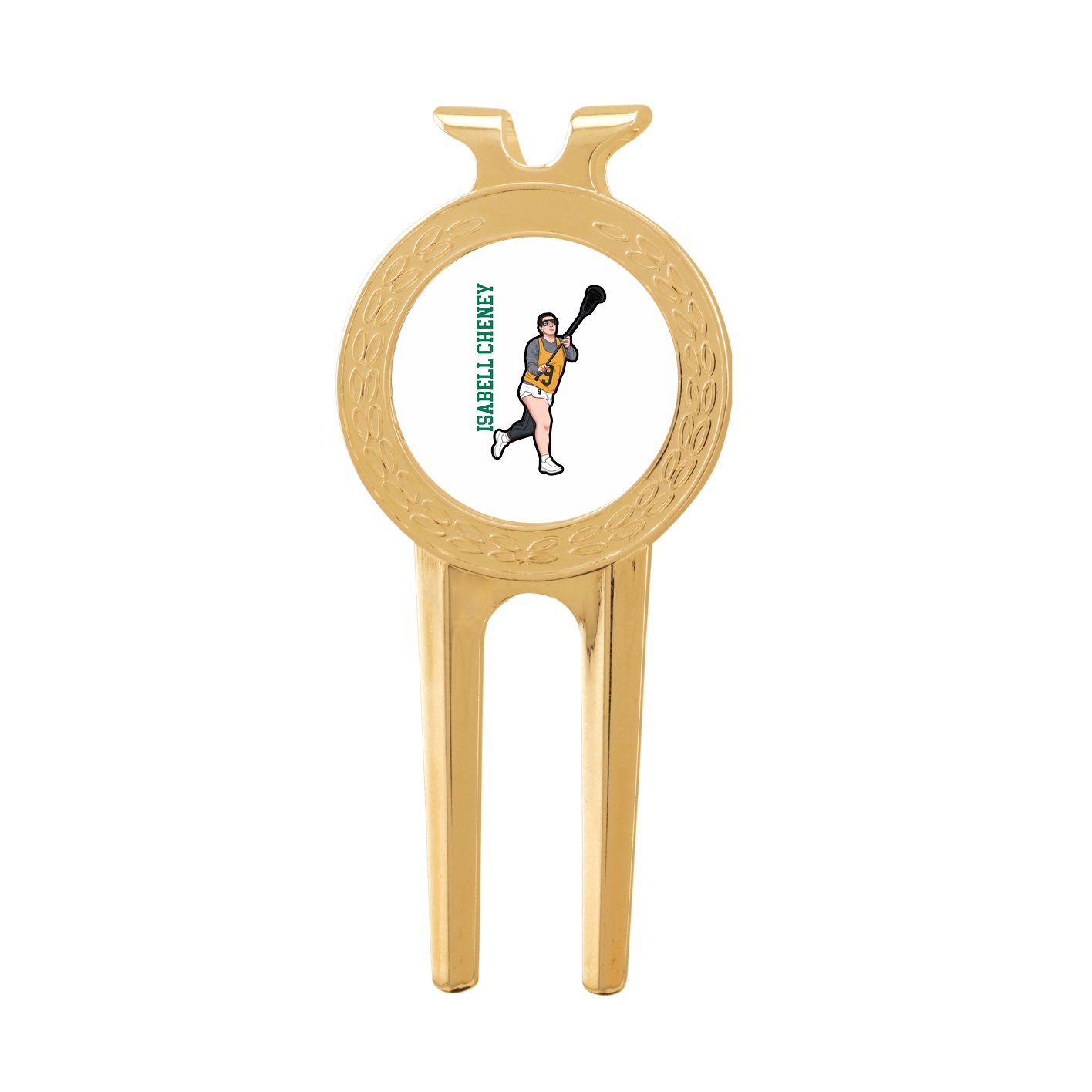Divot Tool with Ball Marker — Name Vertical in Classic