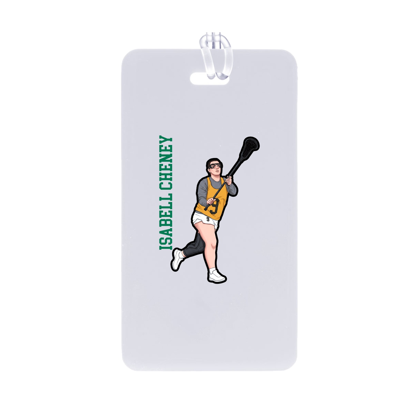 Bag Tag — Name Vertical in Classic