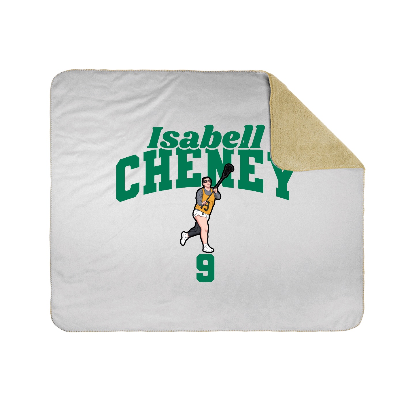 Throw Blanket — Signature Arch in White
