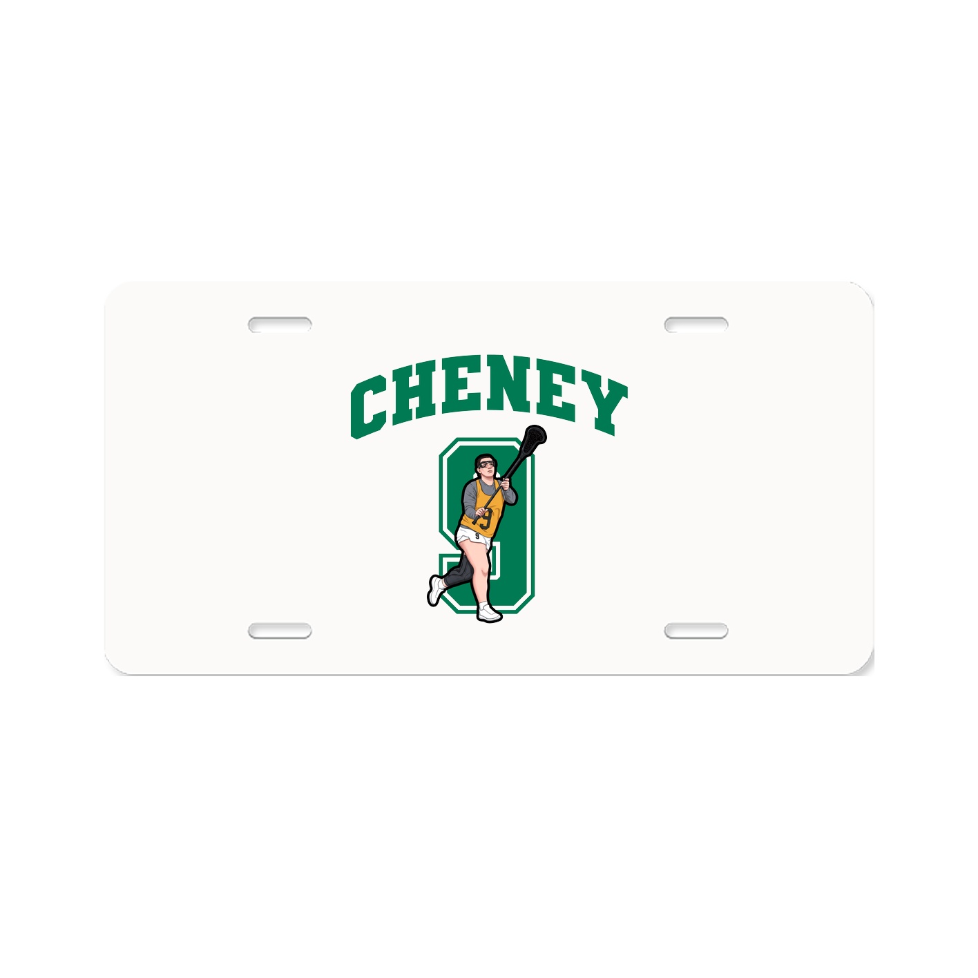 License Plate — Number in Classic
