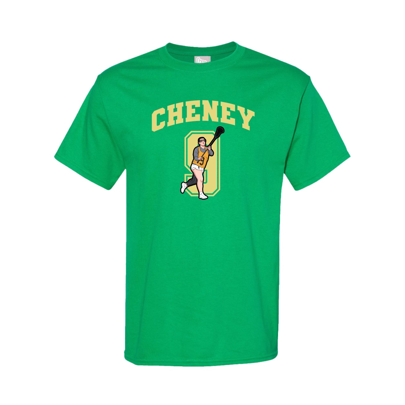Youth Tee — Number in Green