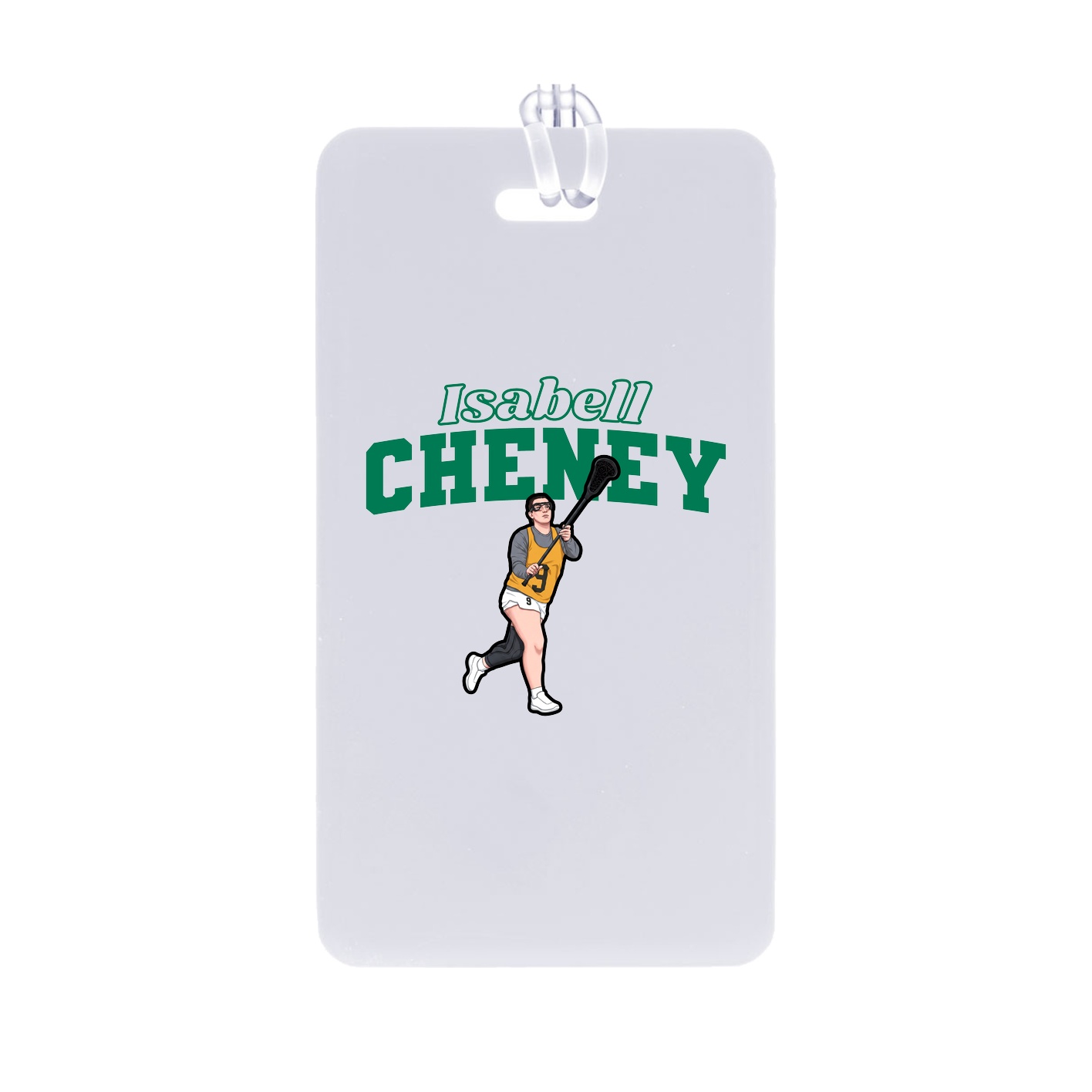 Bag Tag — Name Arch in Classic