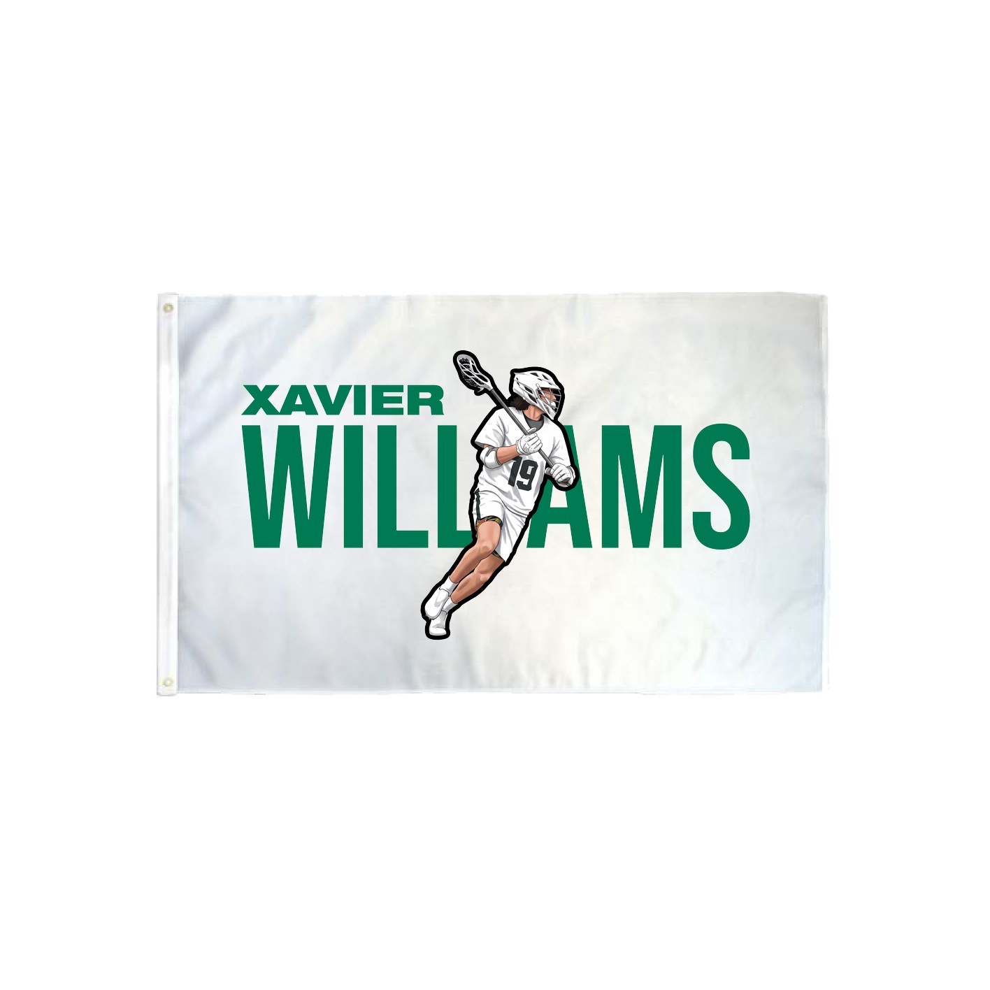 3x5 Flag — Player Name in Classic