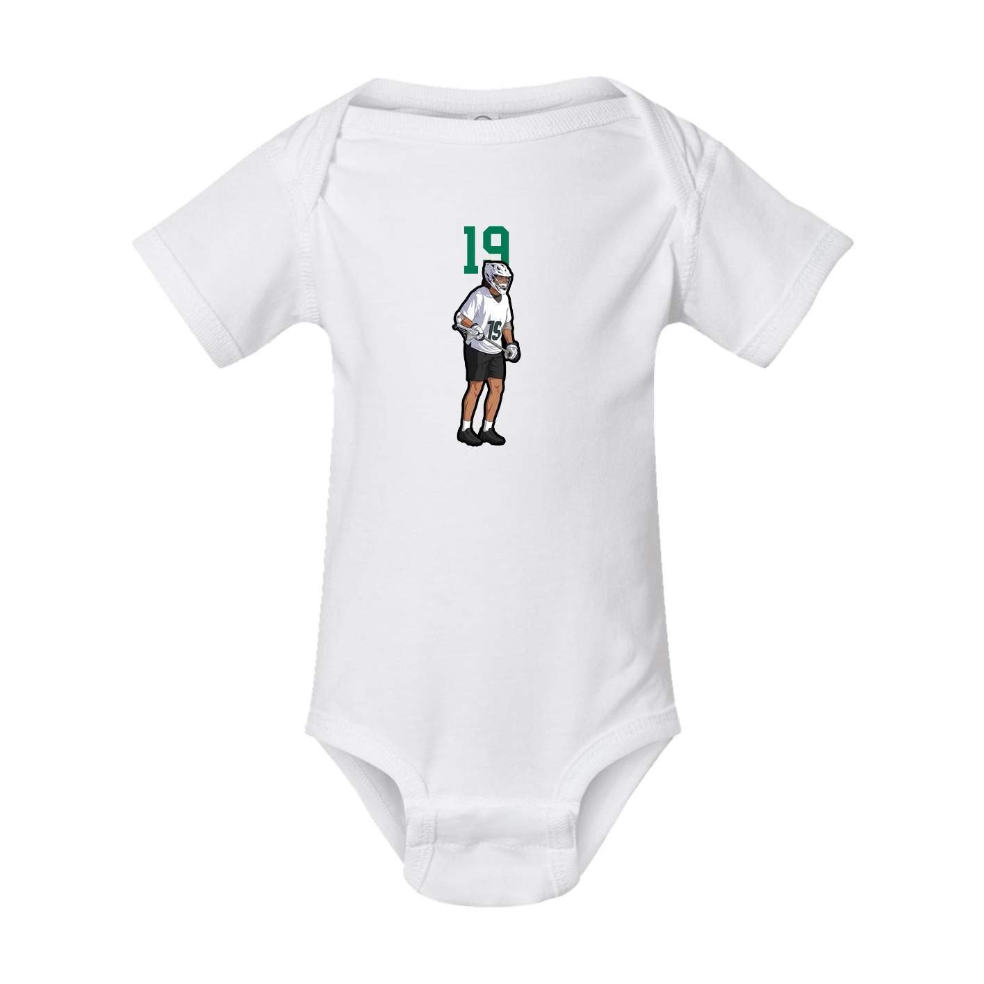 Baby Onesie — Number Top in White