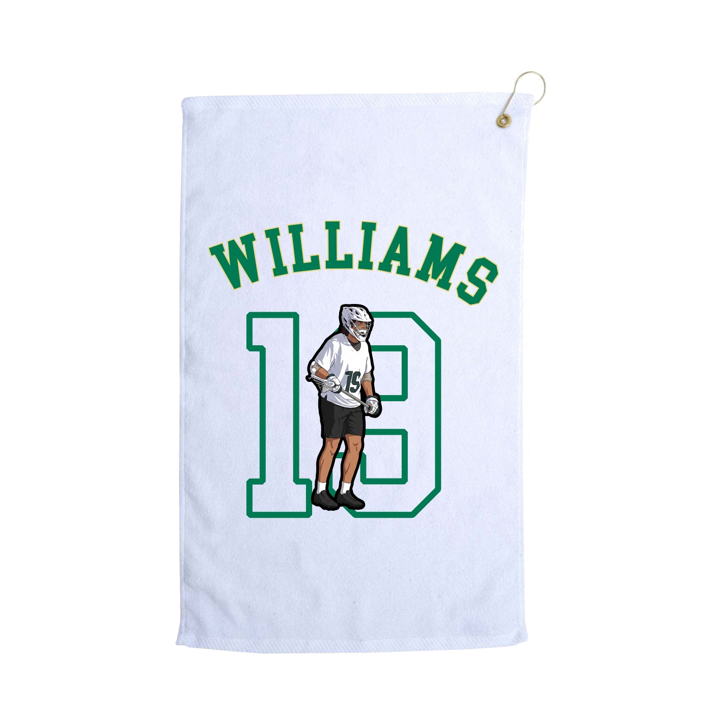 Golf Towel — Shirsey Arch in White