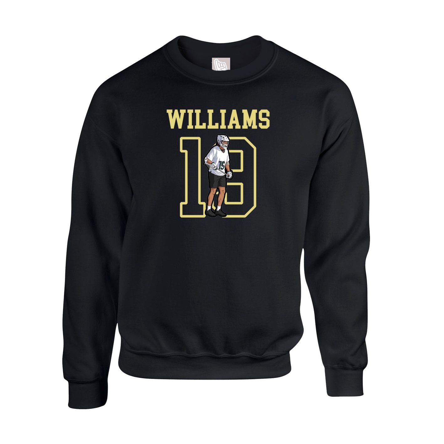 Fleece Crew — Shirsey in Black