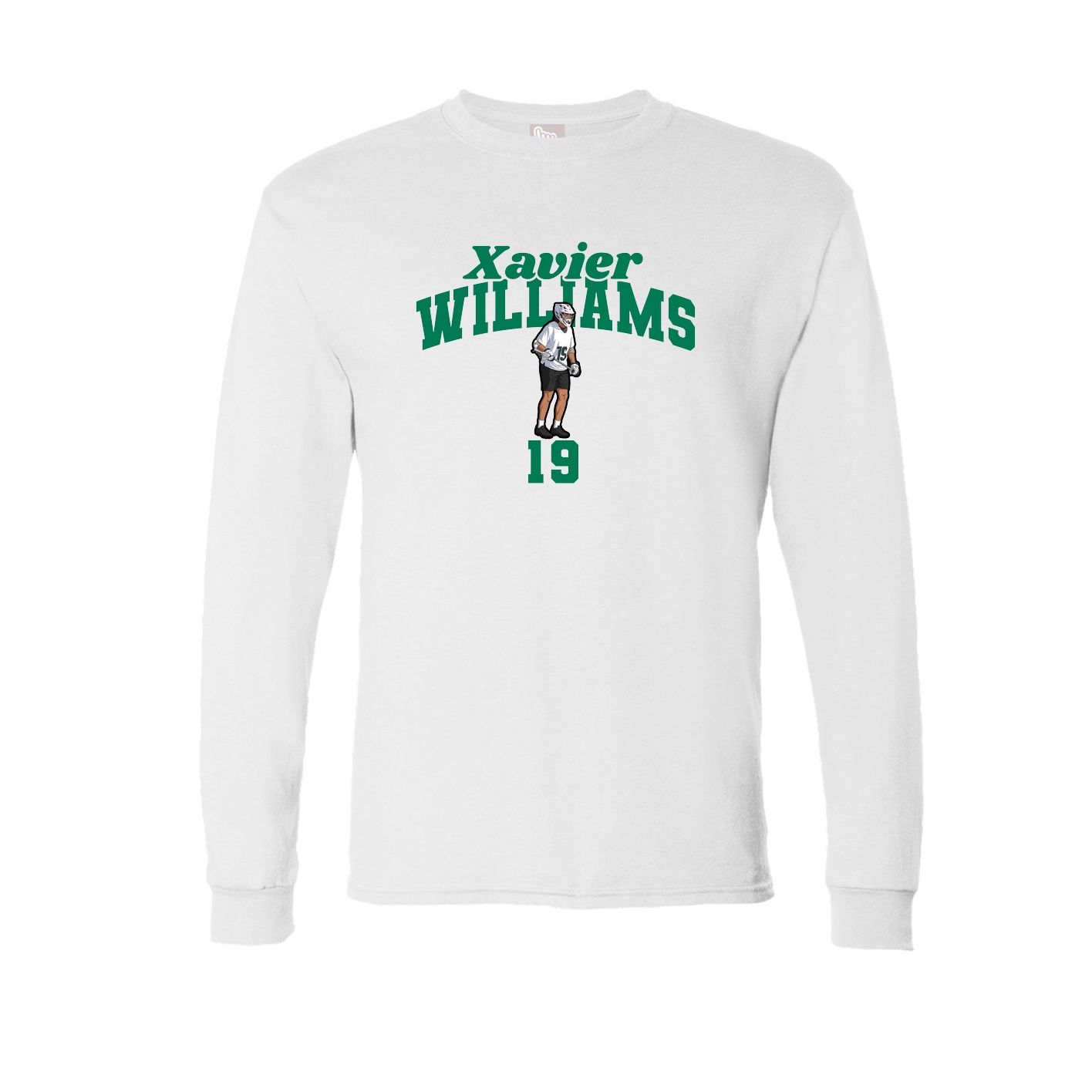 Long Sleeve Tee — Signature Arch in White