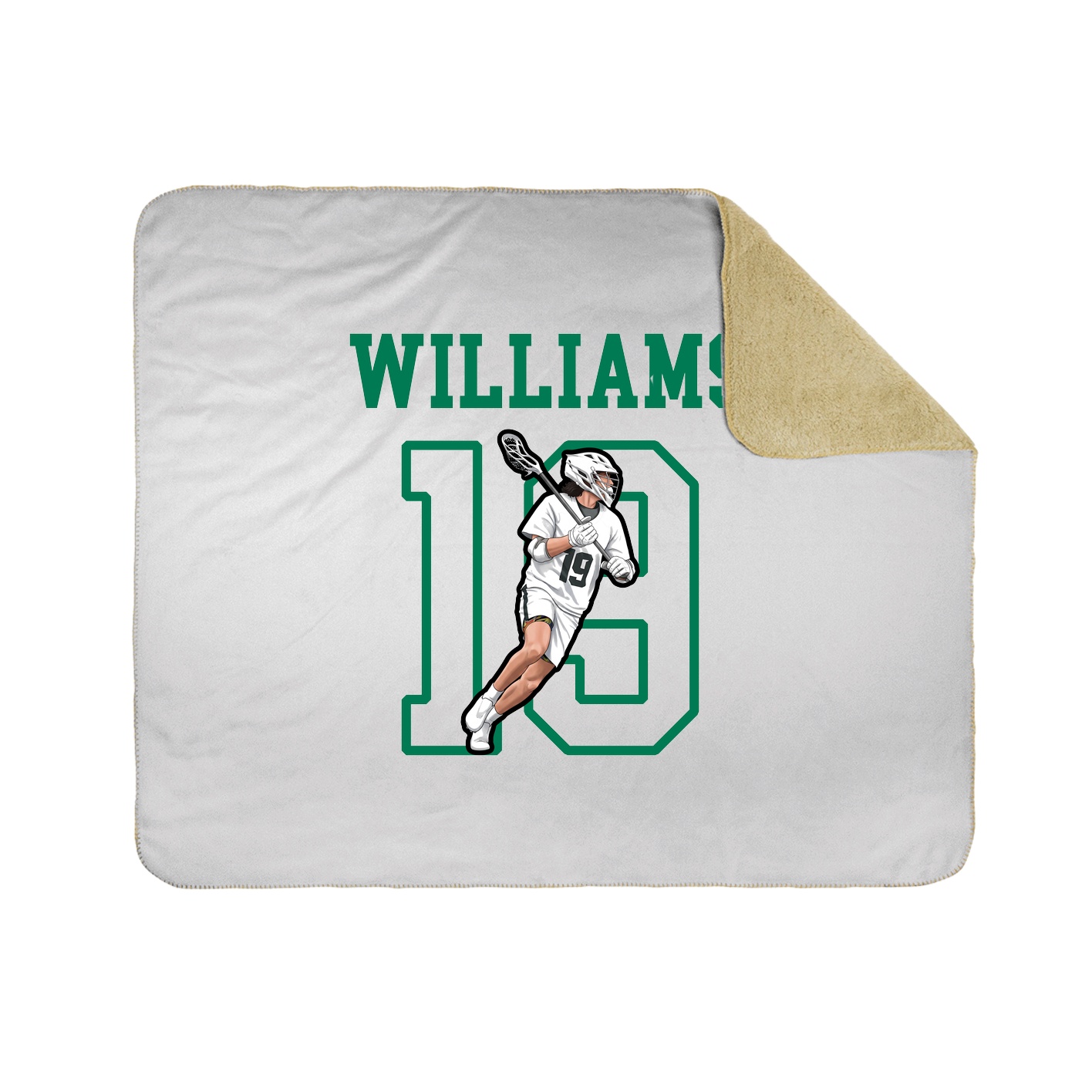 Throw Blanket — Shirsey in White