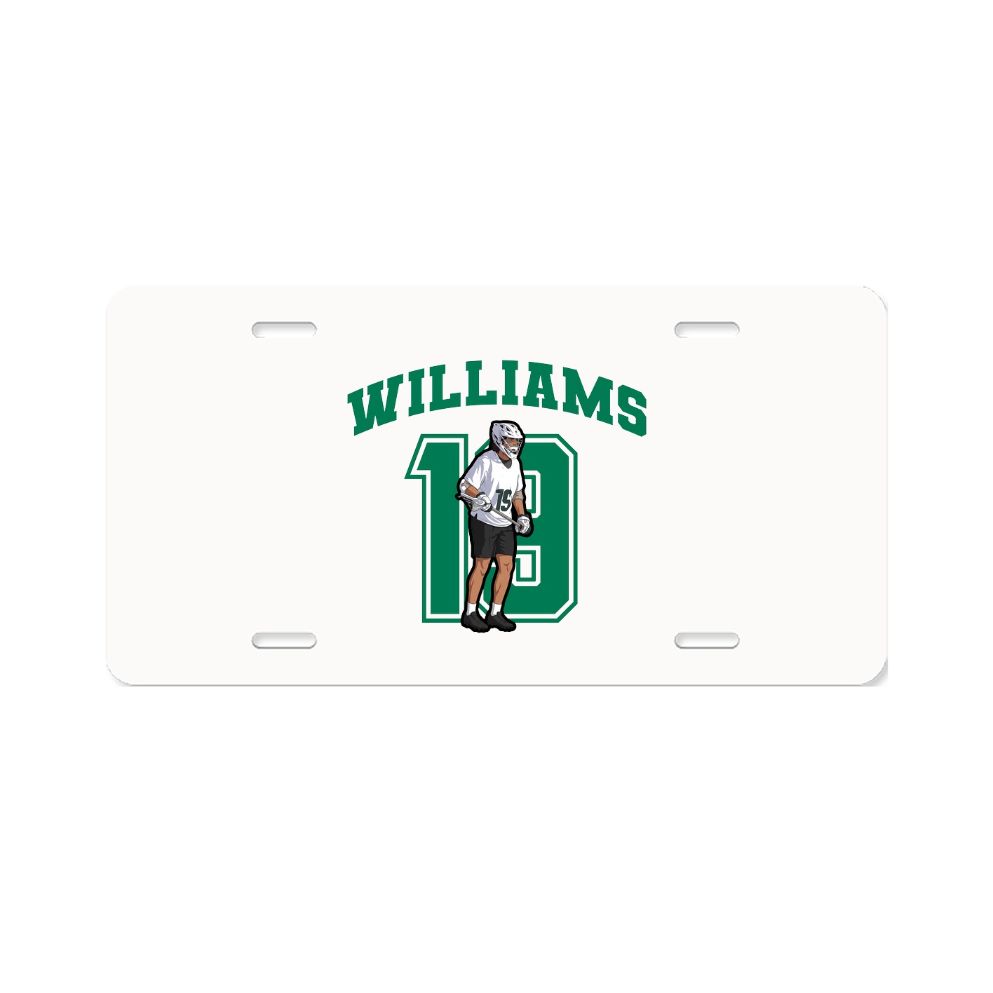 License Plate — Number in Classic