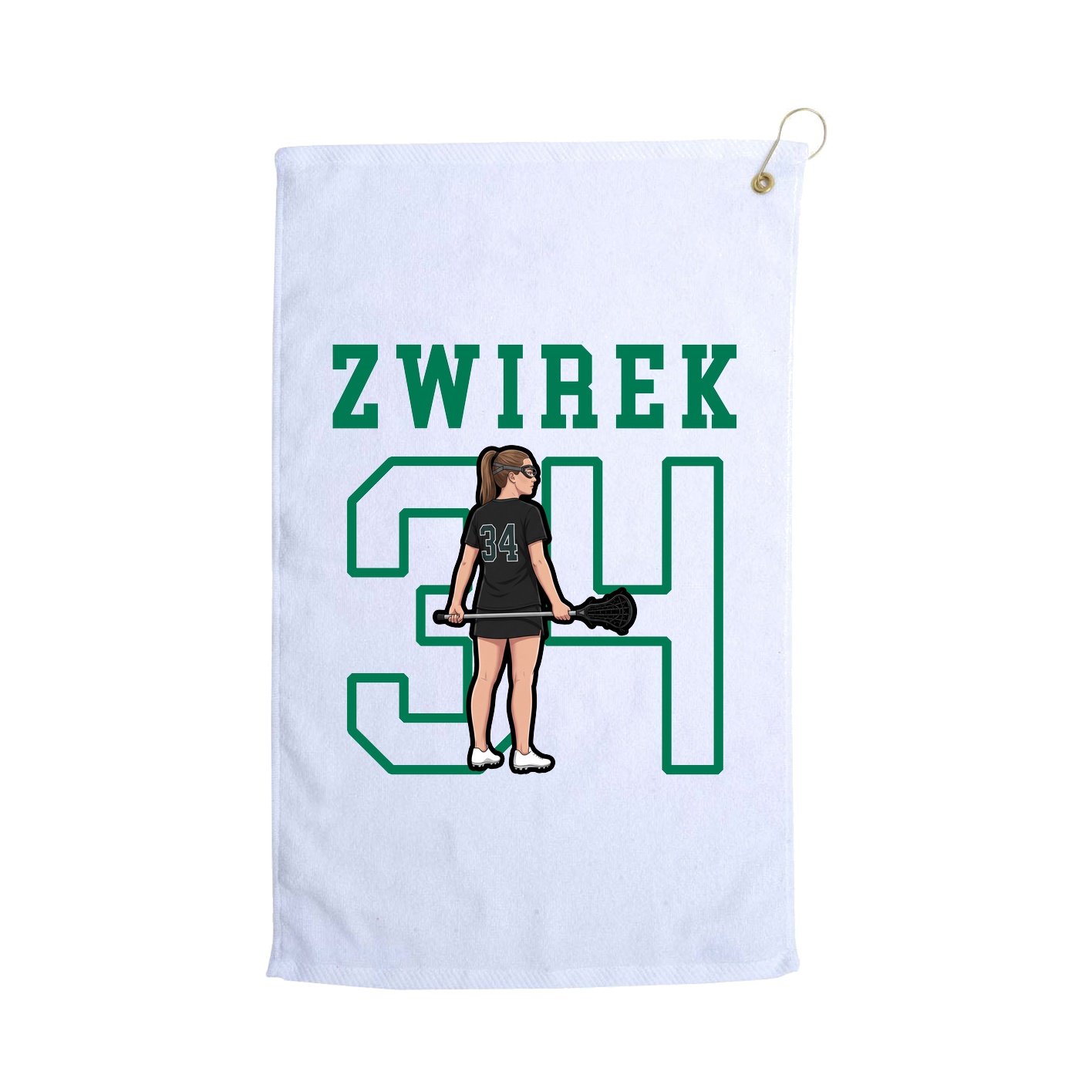Golf Towel — Shirsey in White