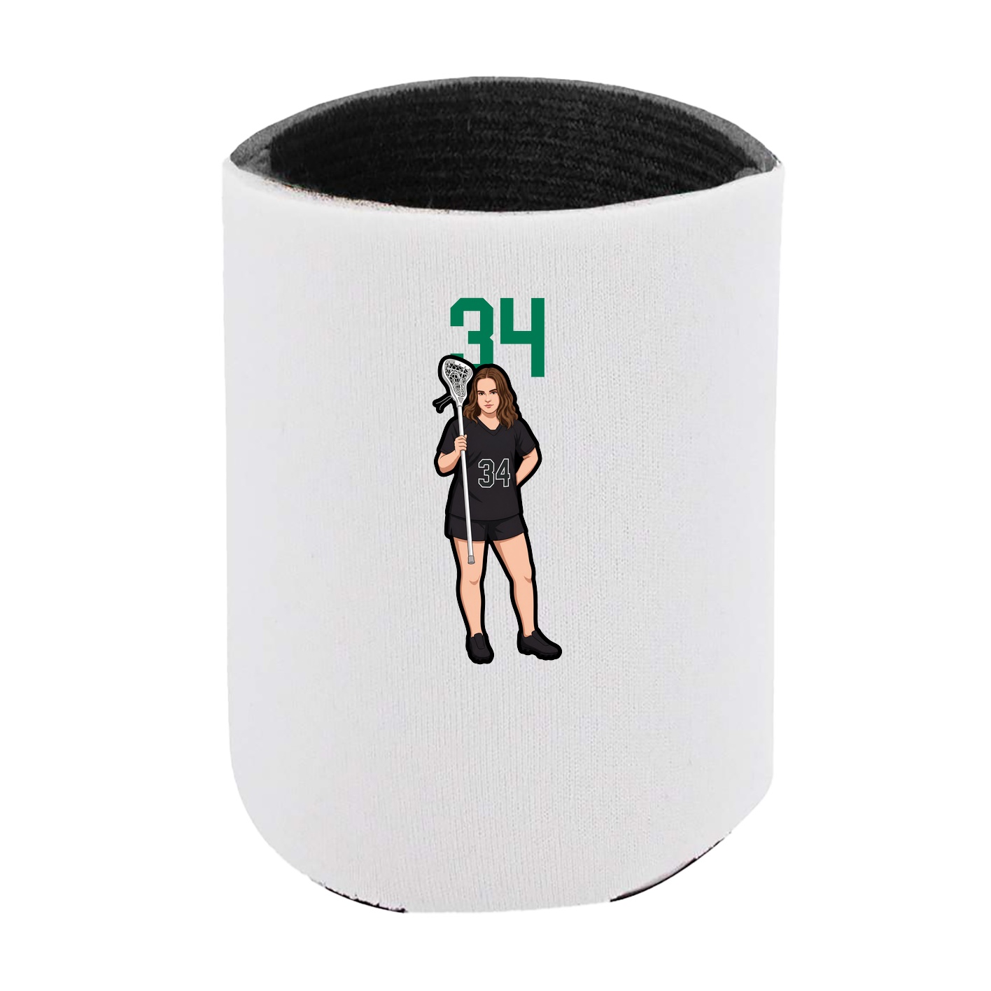 Can Holder — Number Top in White