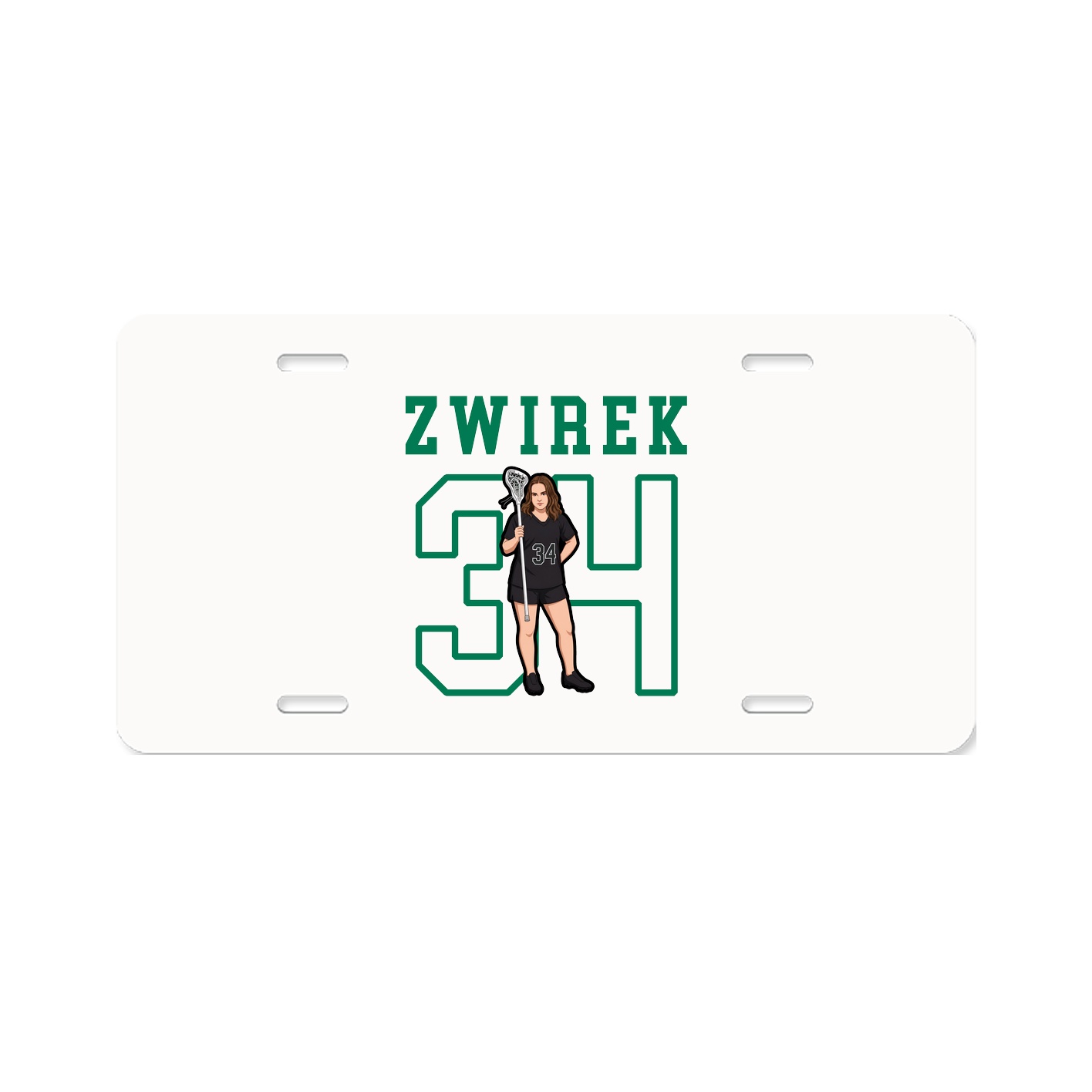 License Plate — Shirsey in Classic