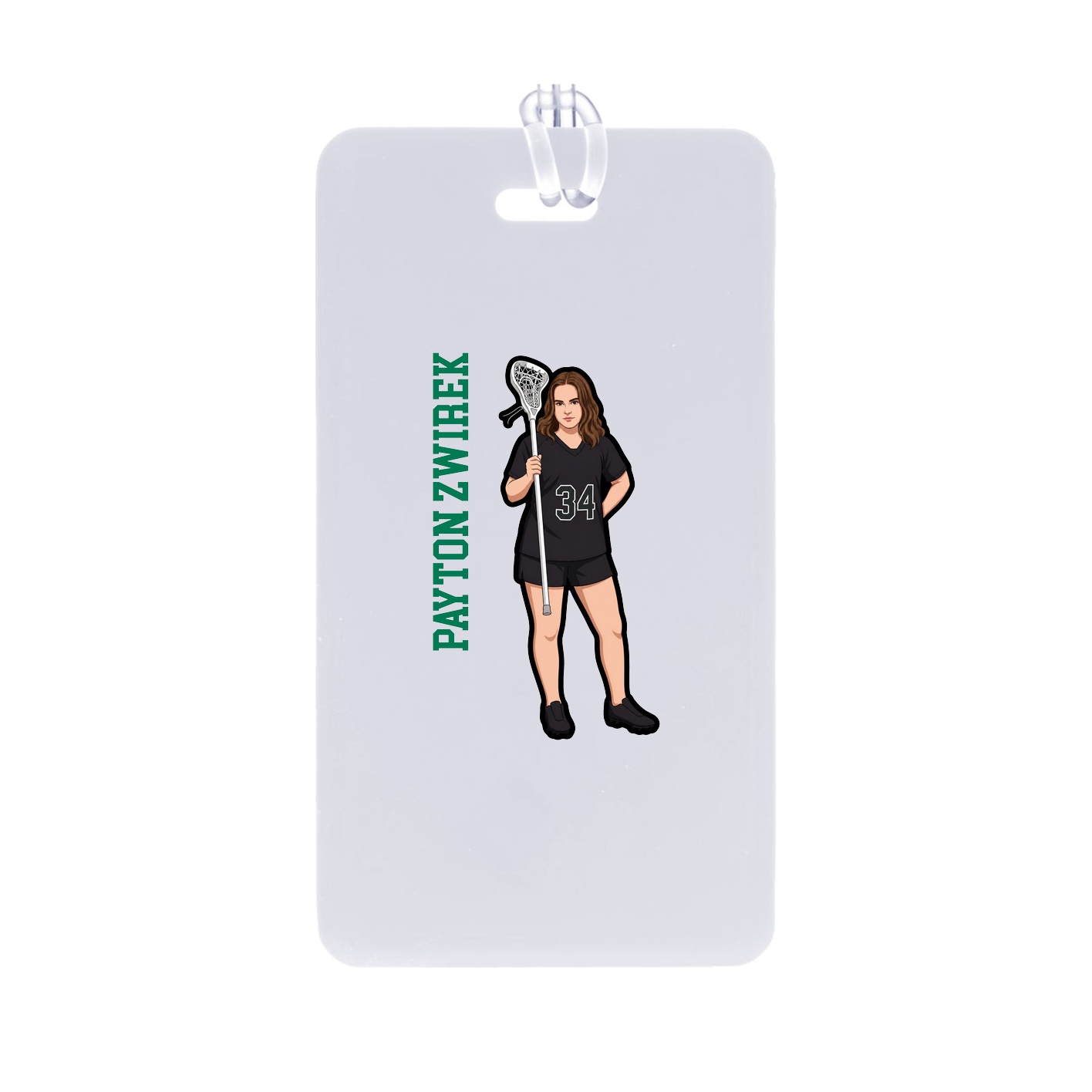 Bag Tag — Name Vertical in Classic