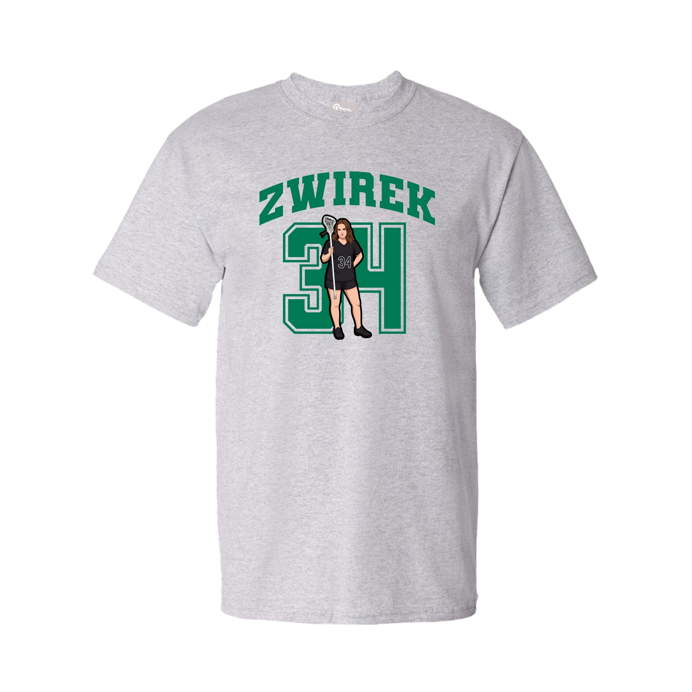 Tee — Number in Grey