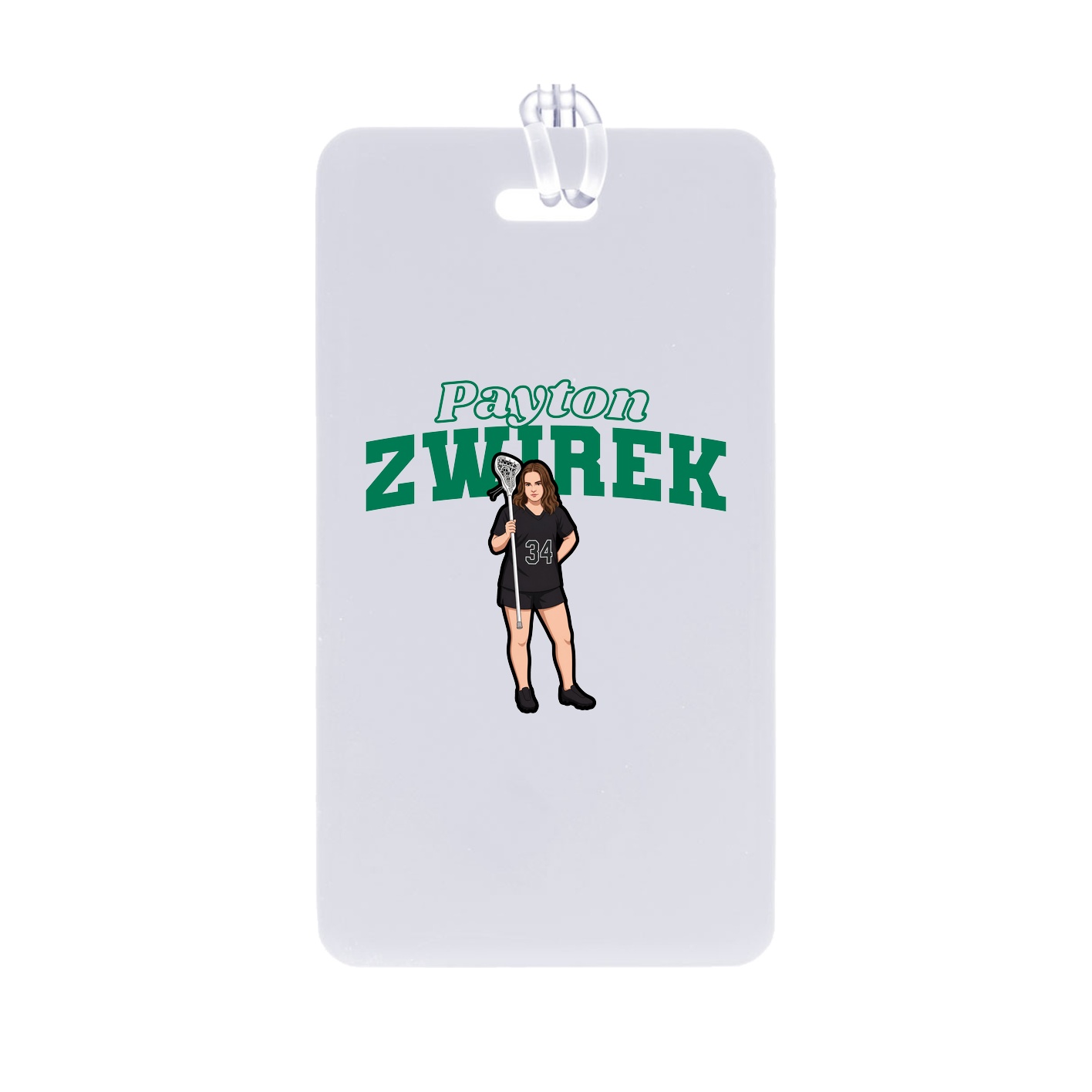 Bag Tag — Name Arch in Classic