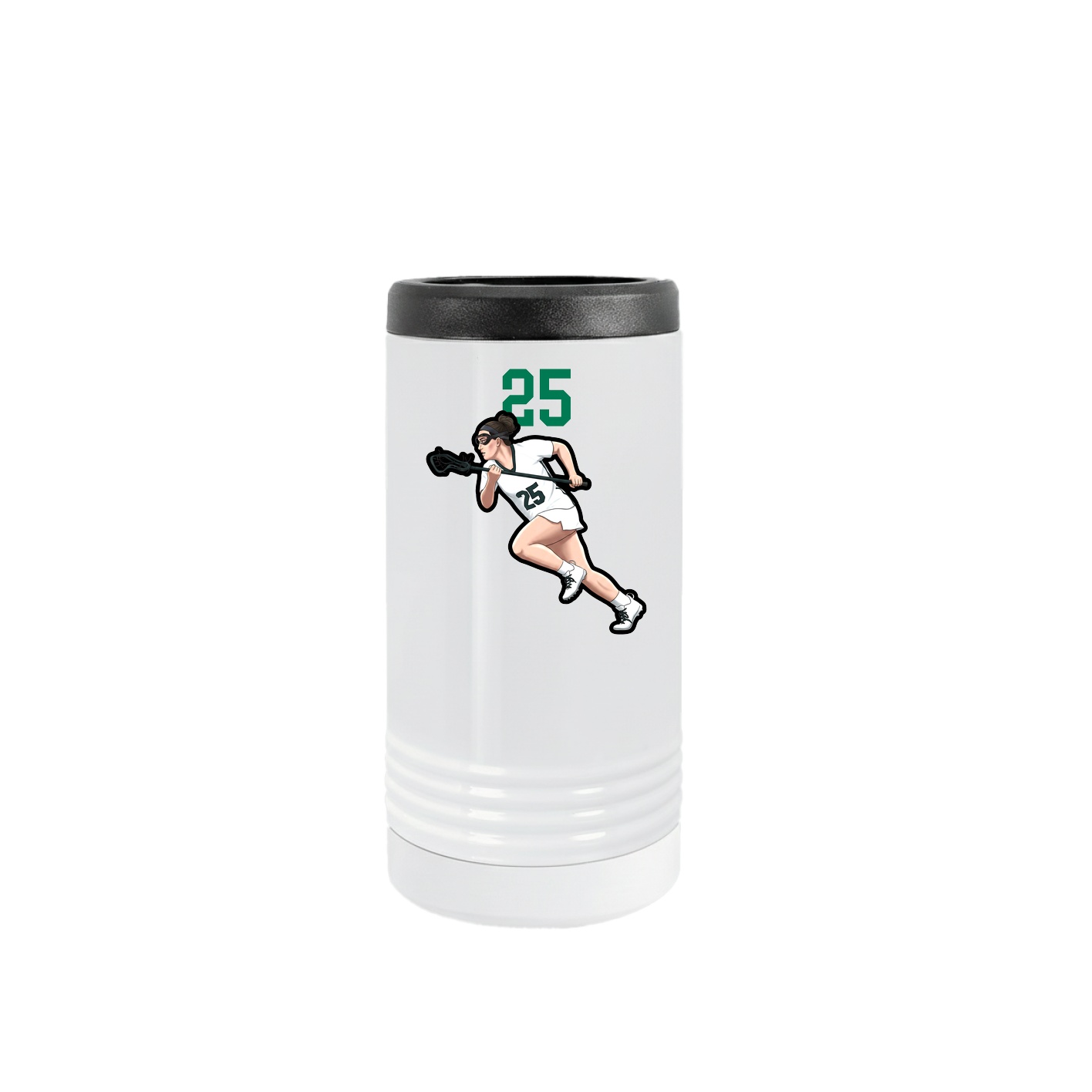 Slim Beverage Holder — Number Top in White