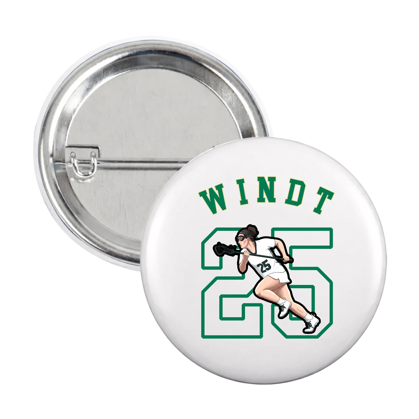 Game Day Button — Shirsey Arch in White