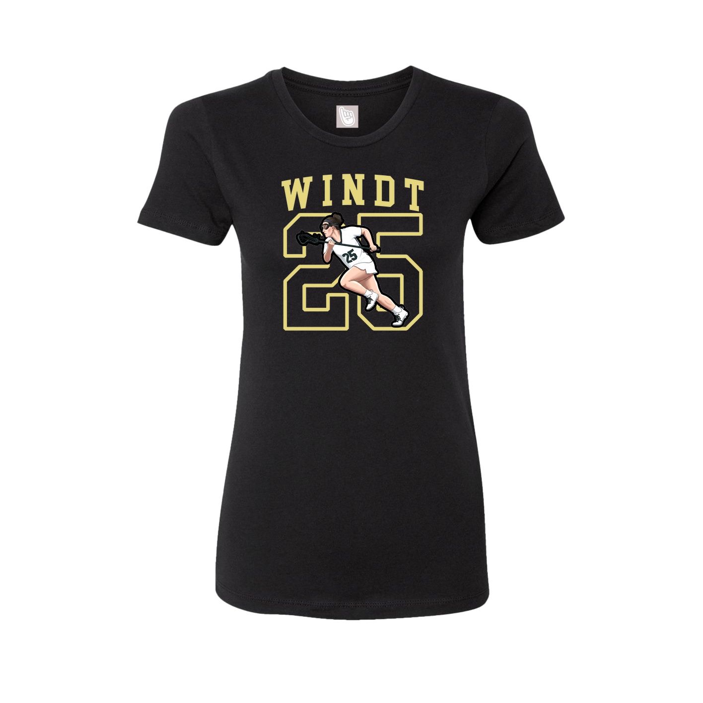Fitted Women's Tee — Shirsey in Black