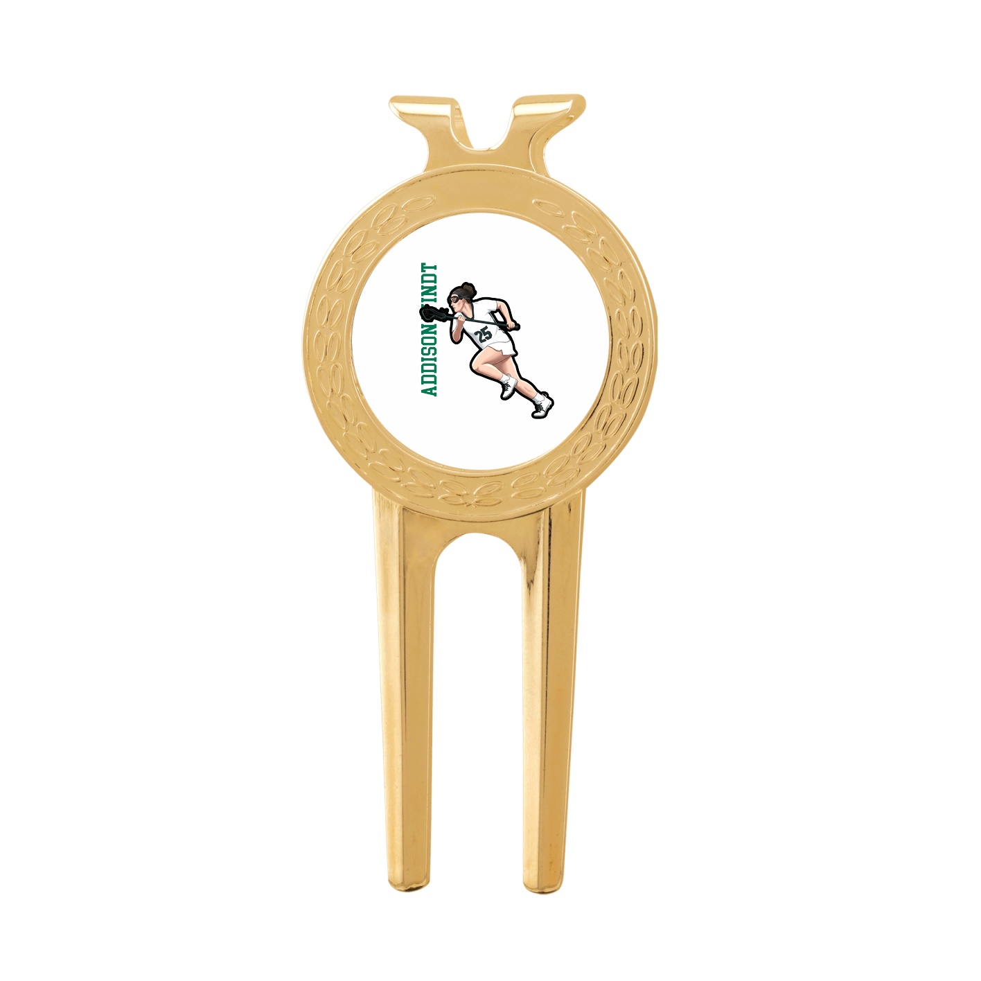 Divot Tool with Ball Marker — Name Vertical in Classic