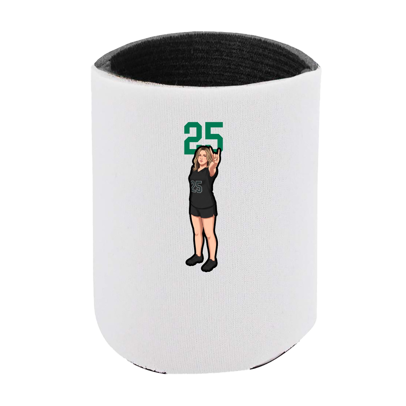 Can Holder — Number Top in White