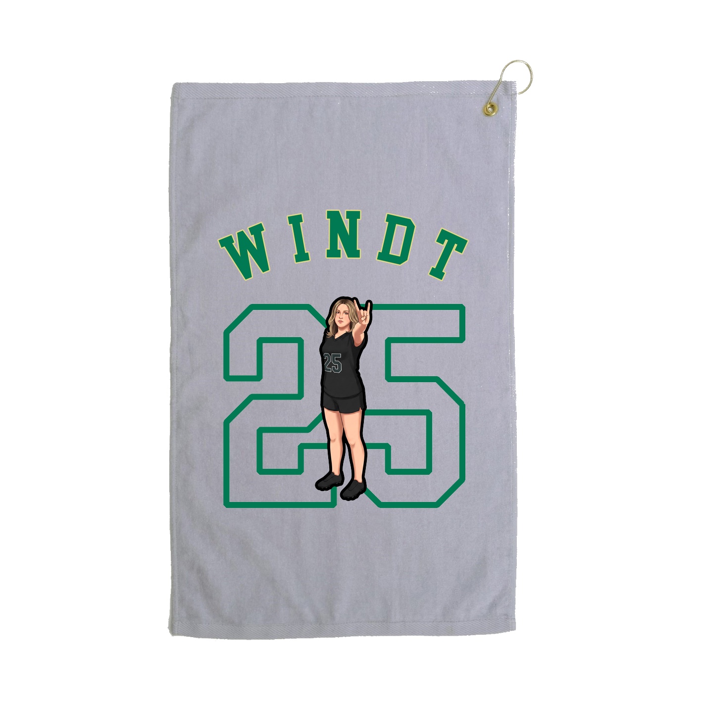 Golf Towel — Shirsey Arch in Grey